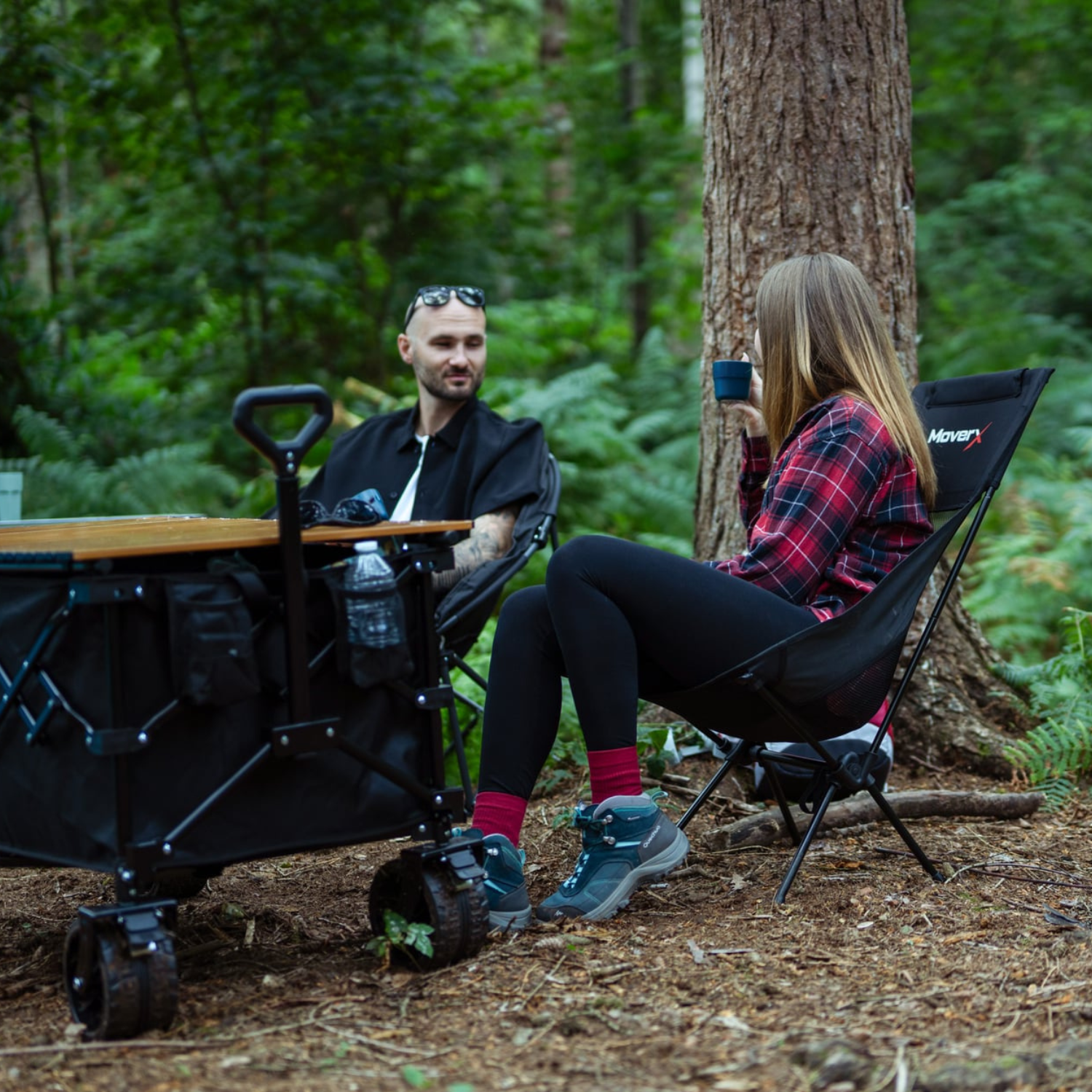 MoverX Ultra Lightweight High Back Camping Chair