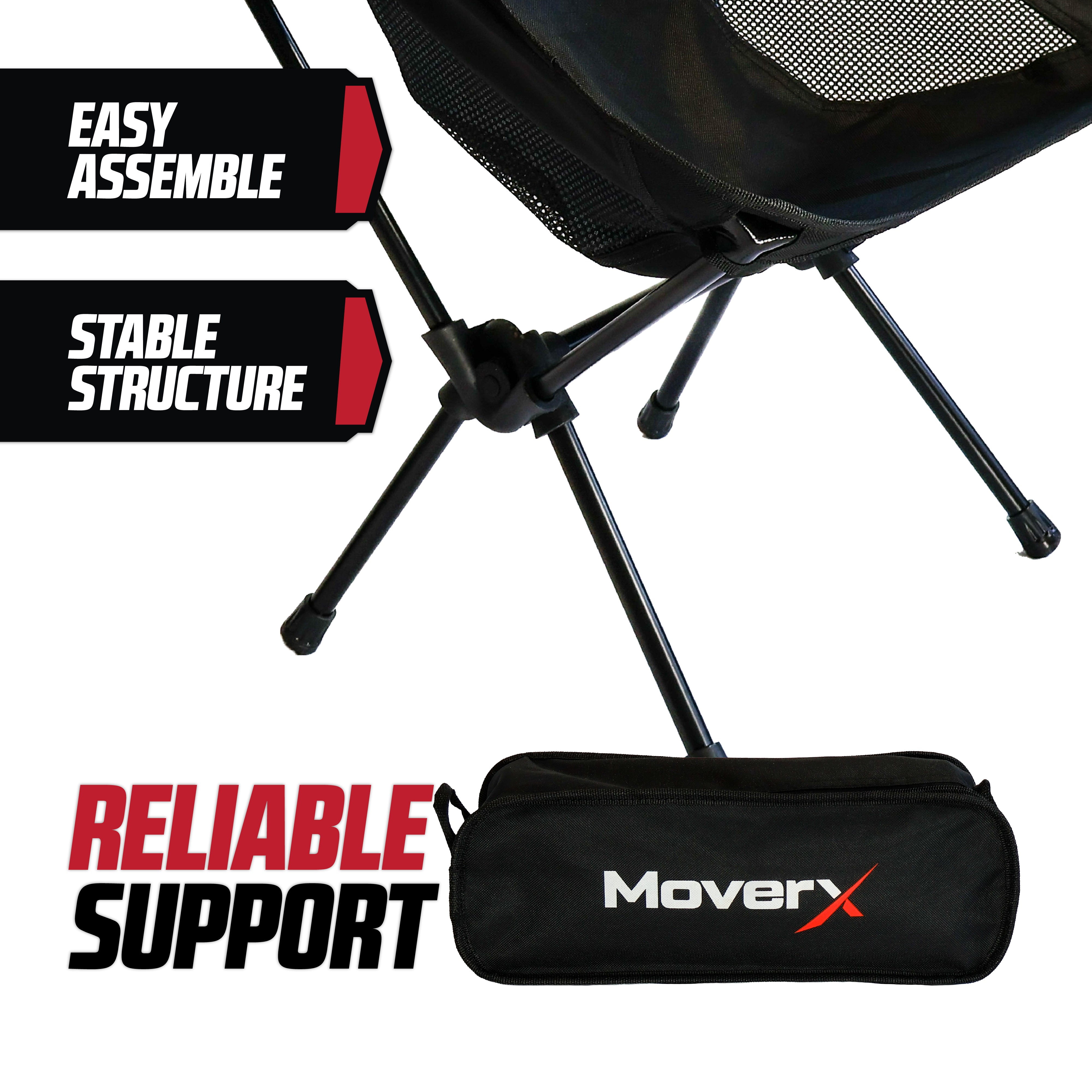 MoverX Ultra Lightweight Low Camping Chair