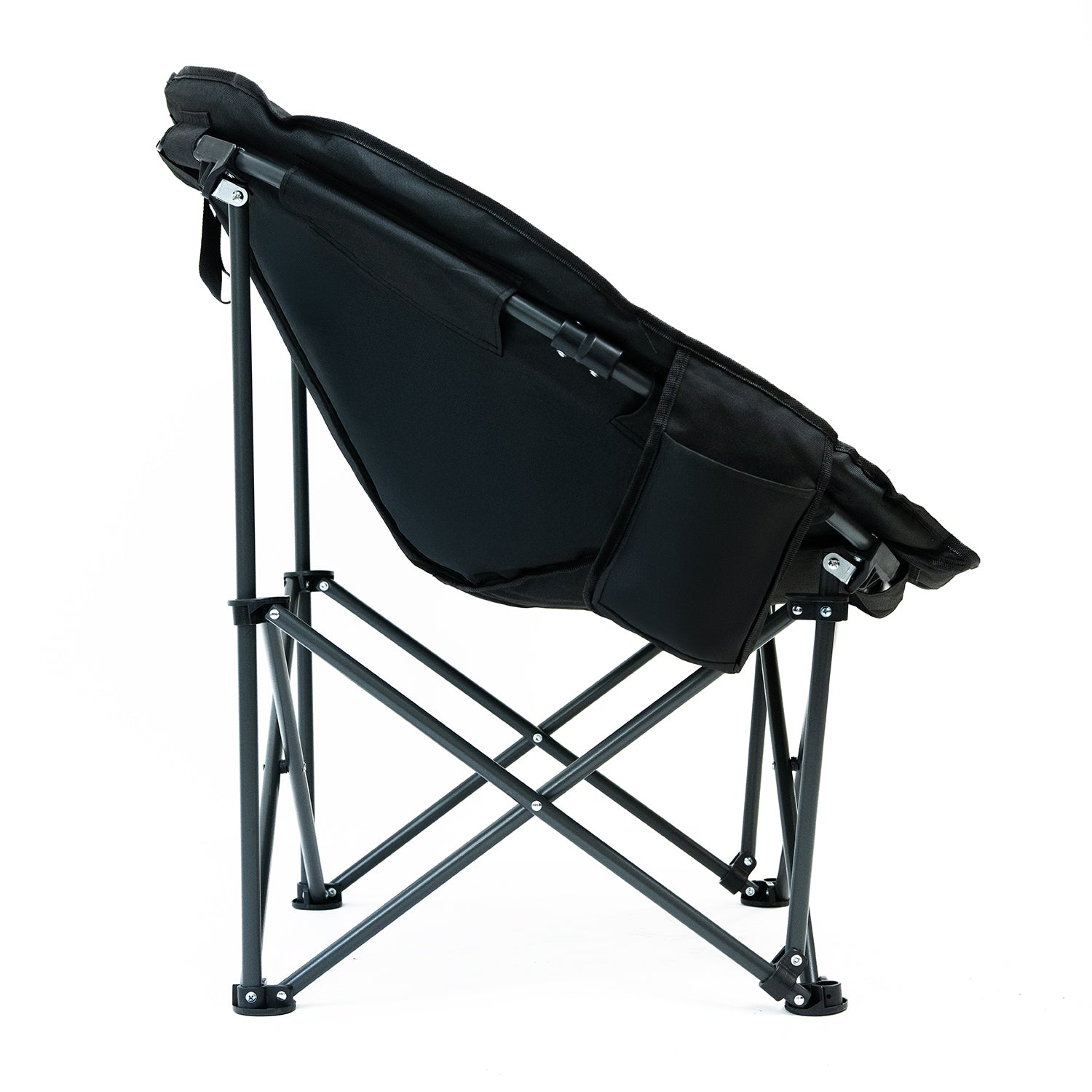 MoverX Lightweight Moon Camping Chair, Padded Armchair with Pocket