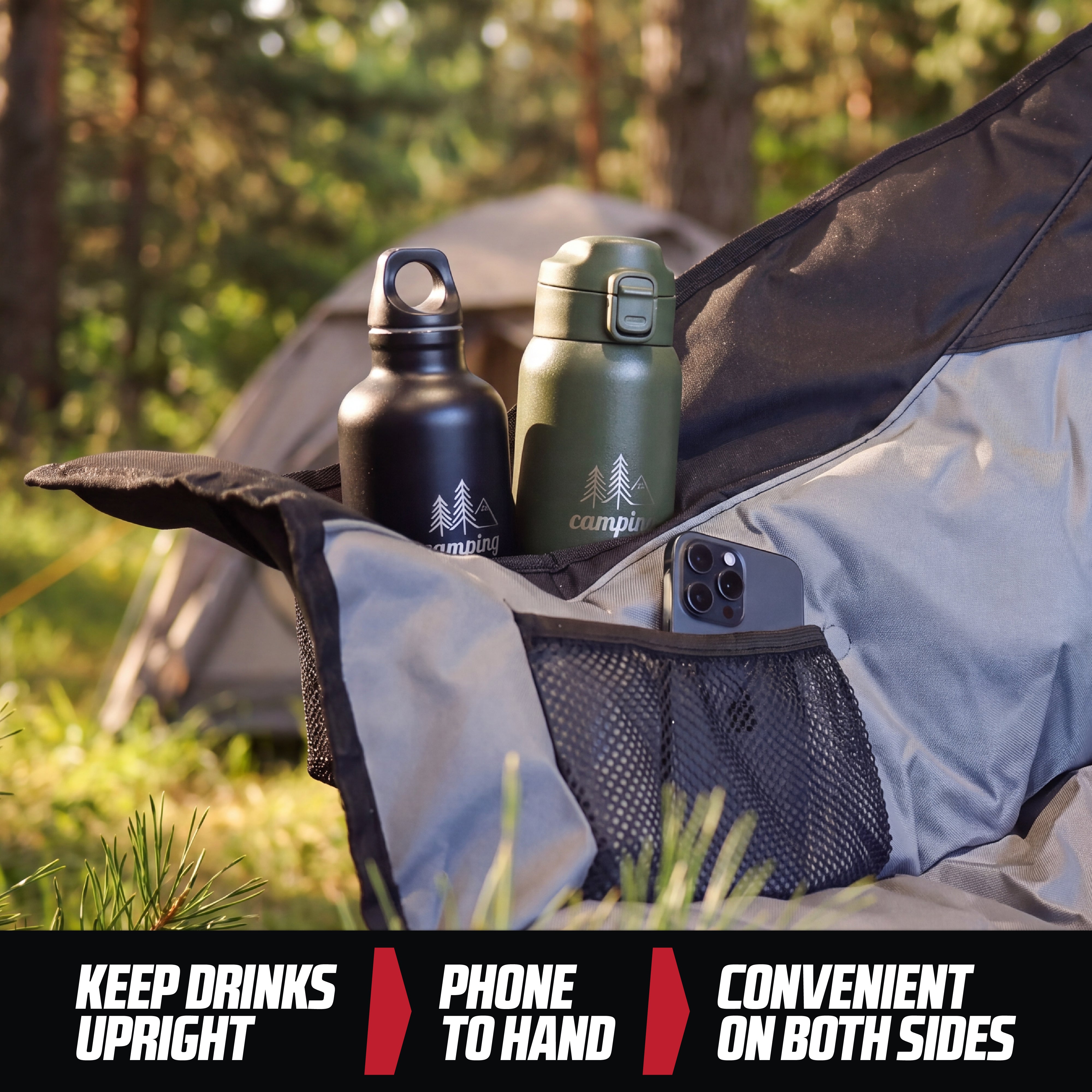 MoverX Double Camping Chair - Capacity 220kg