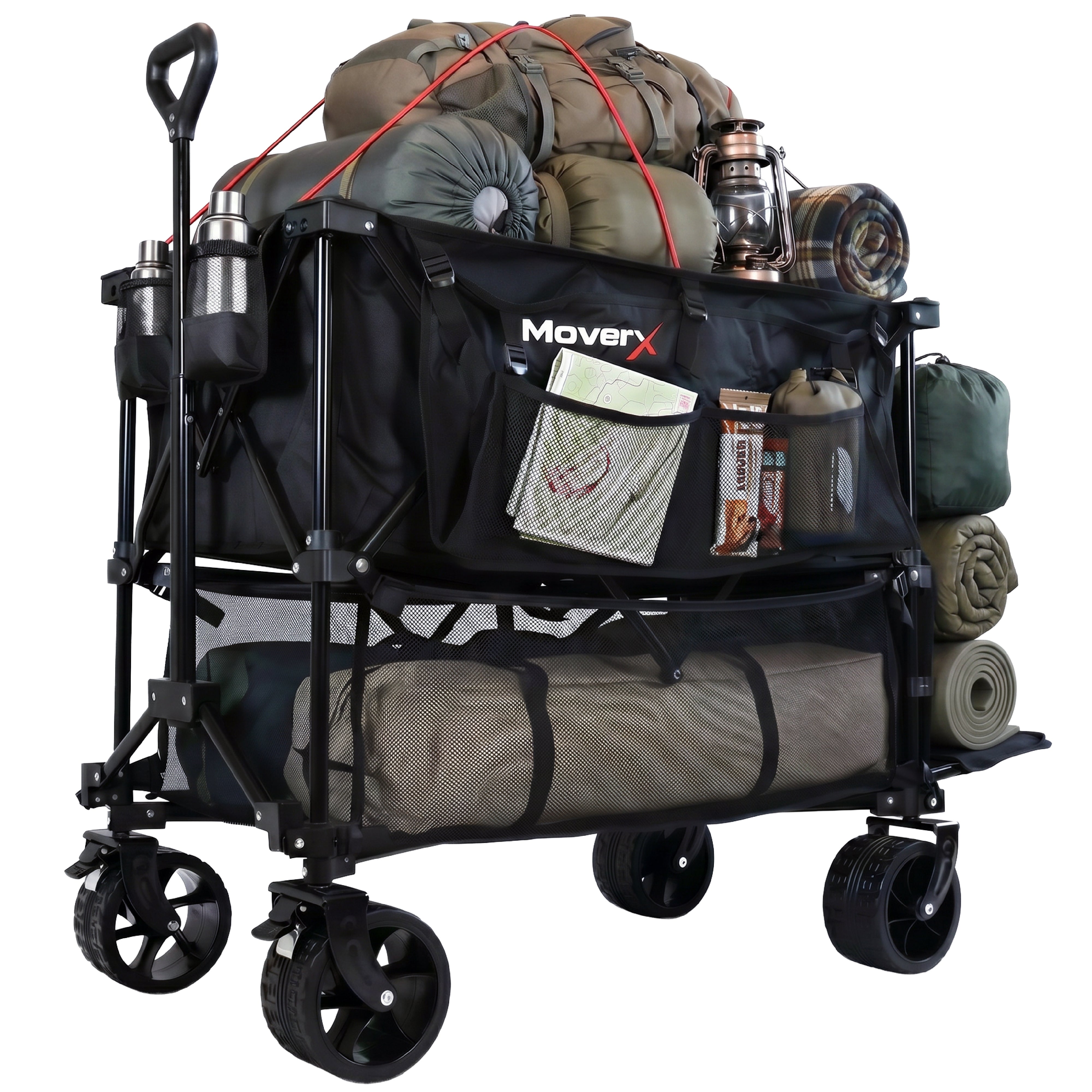MoverX 350L/200kg Double Decker Trolley