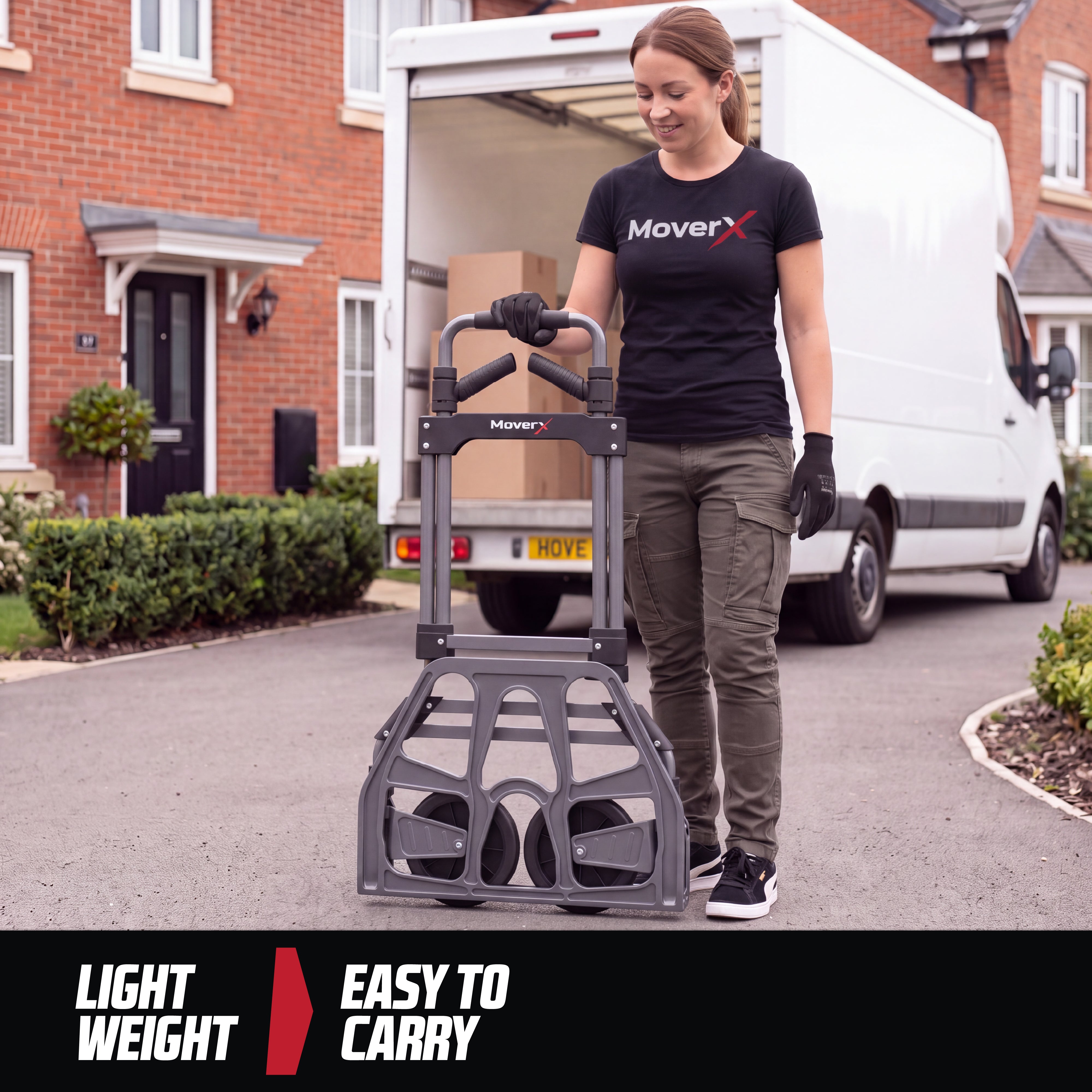 MoverX Sack Truck Folding Aluminium, Capacity 150kg