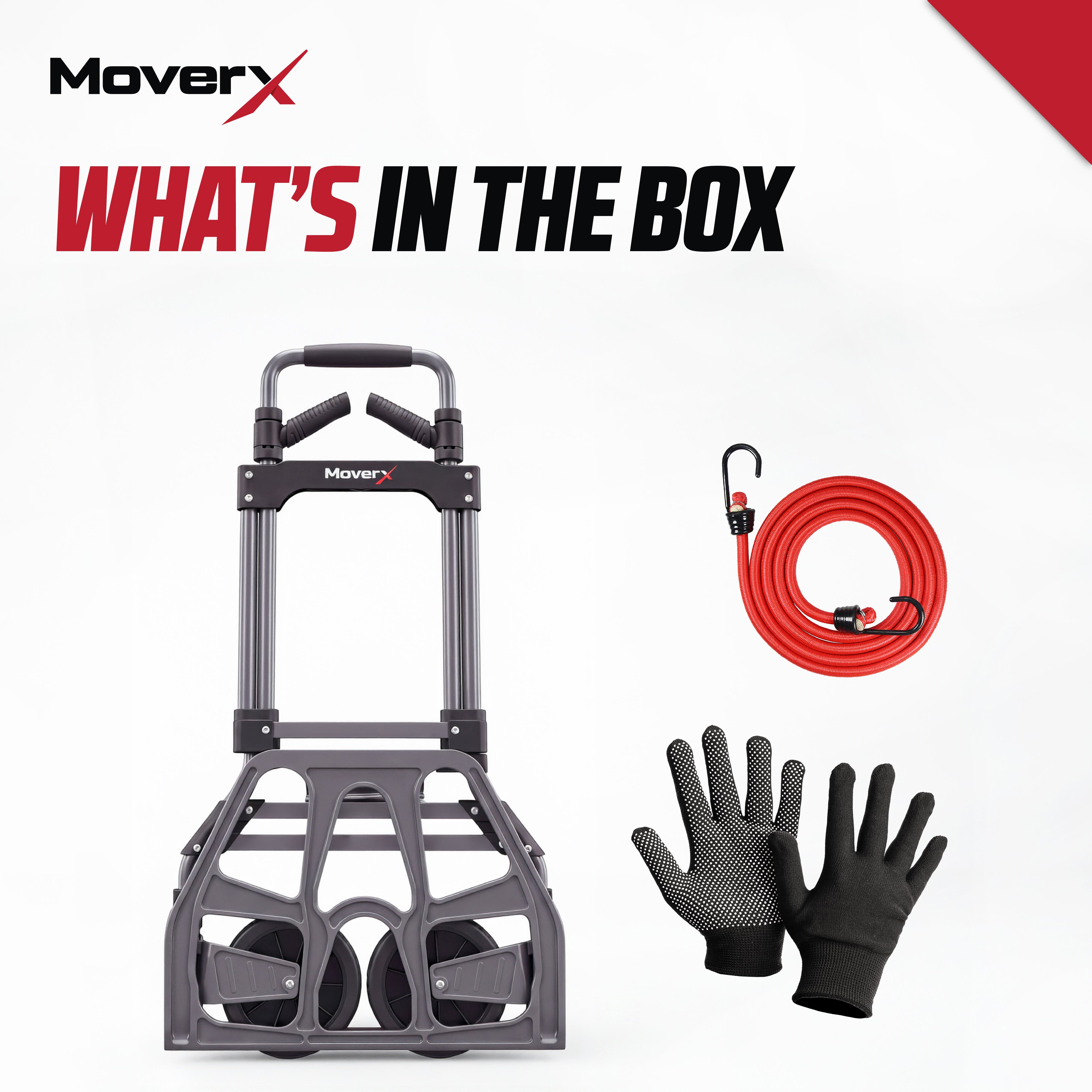 MoverX Sack Truck Folding Aluminium, Capacity 150kg