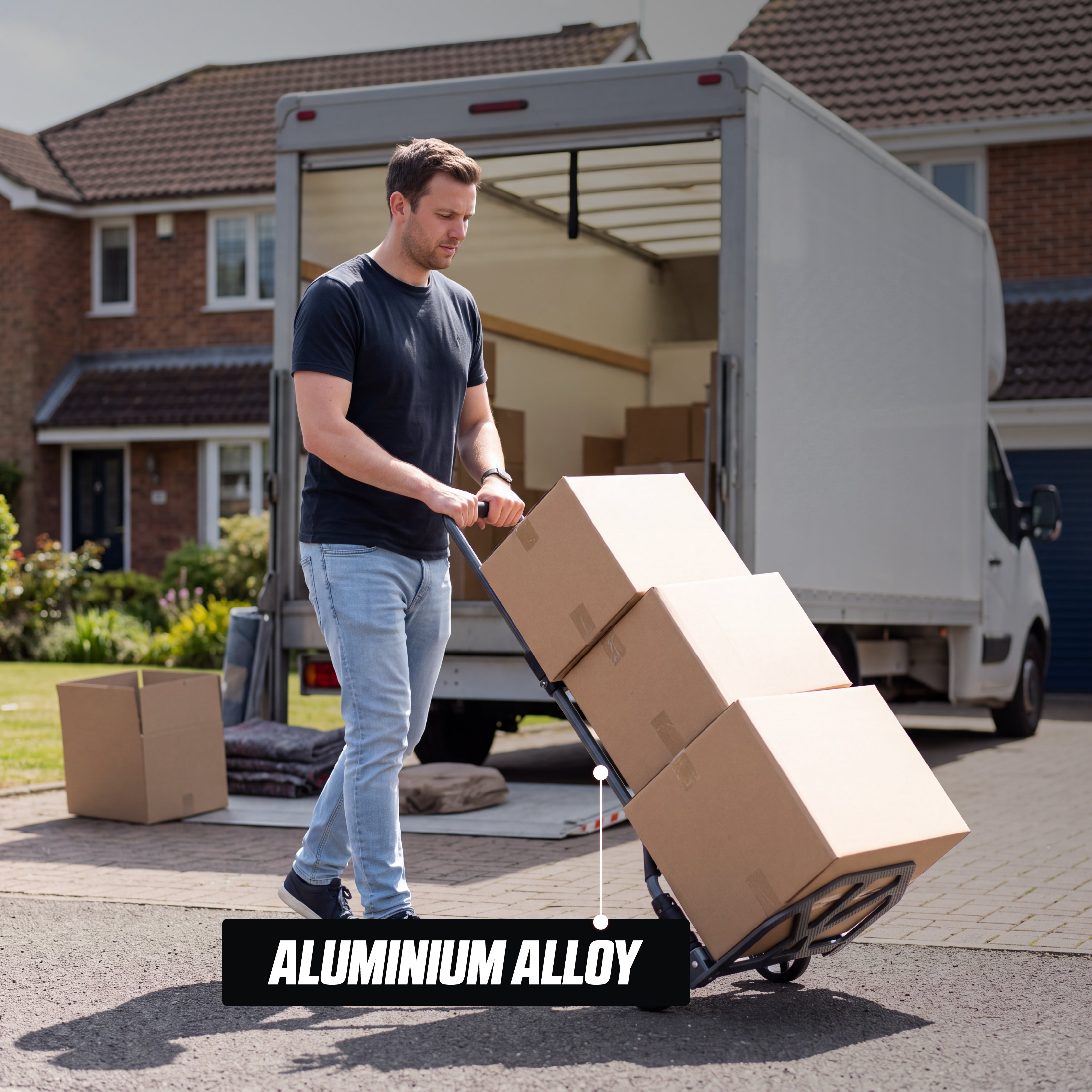 MoverX Sack Truck Folding Aluminium, Capacity 85kg