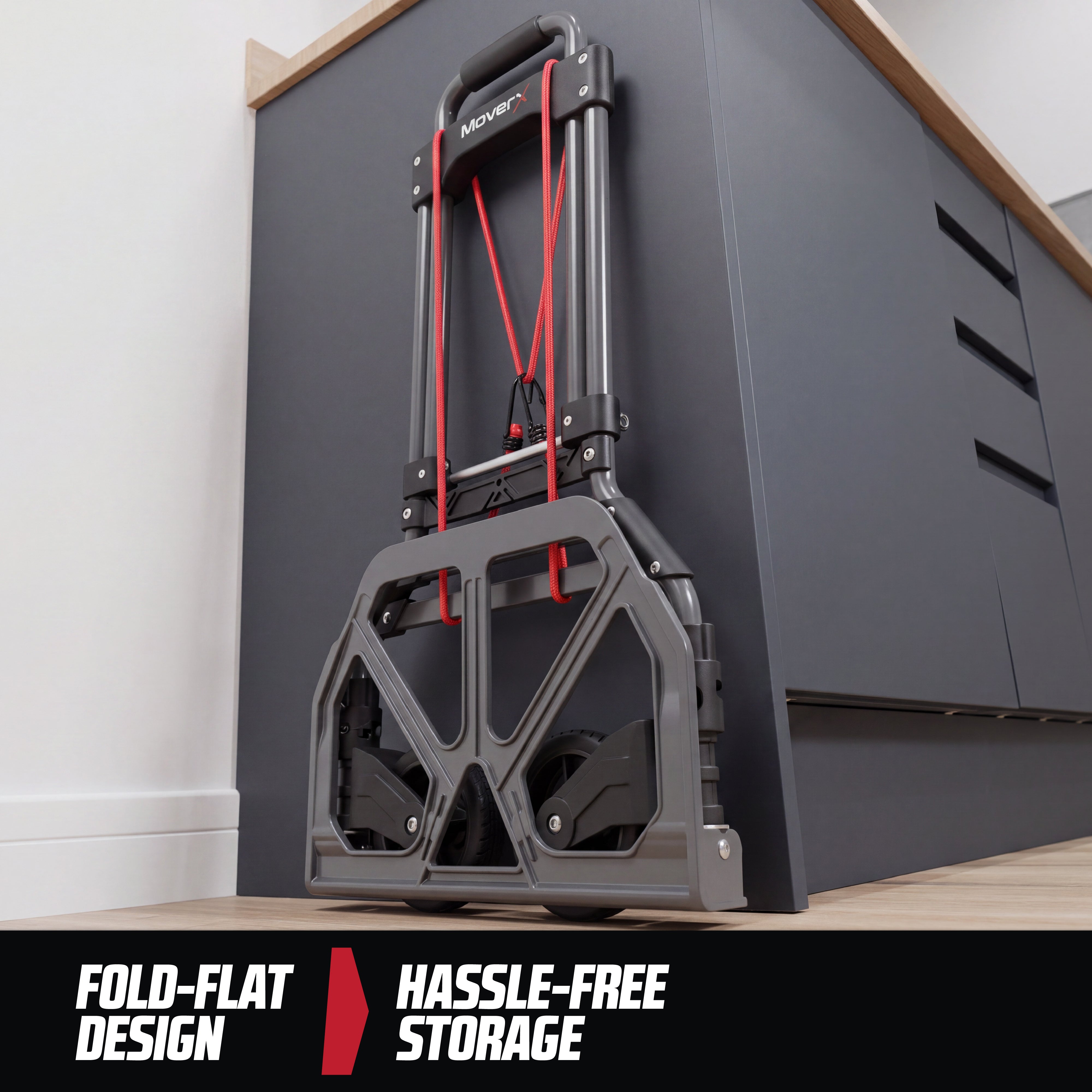 MoverX Sack Truck Folding Aluminium, Capacity 85kg