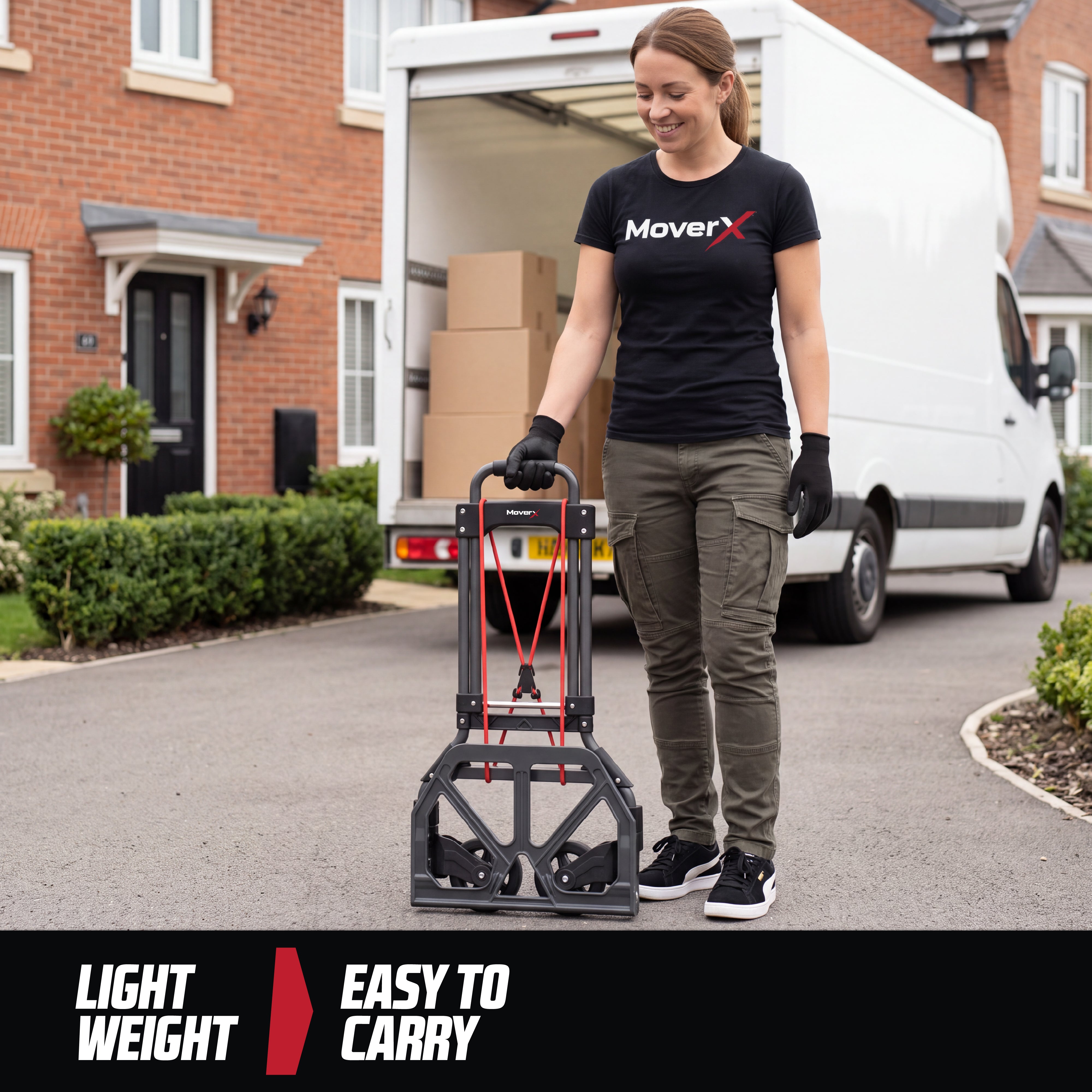 MoverX Sack Truck Folding Aluminium, Capacity 85kg