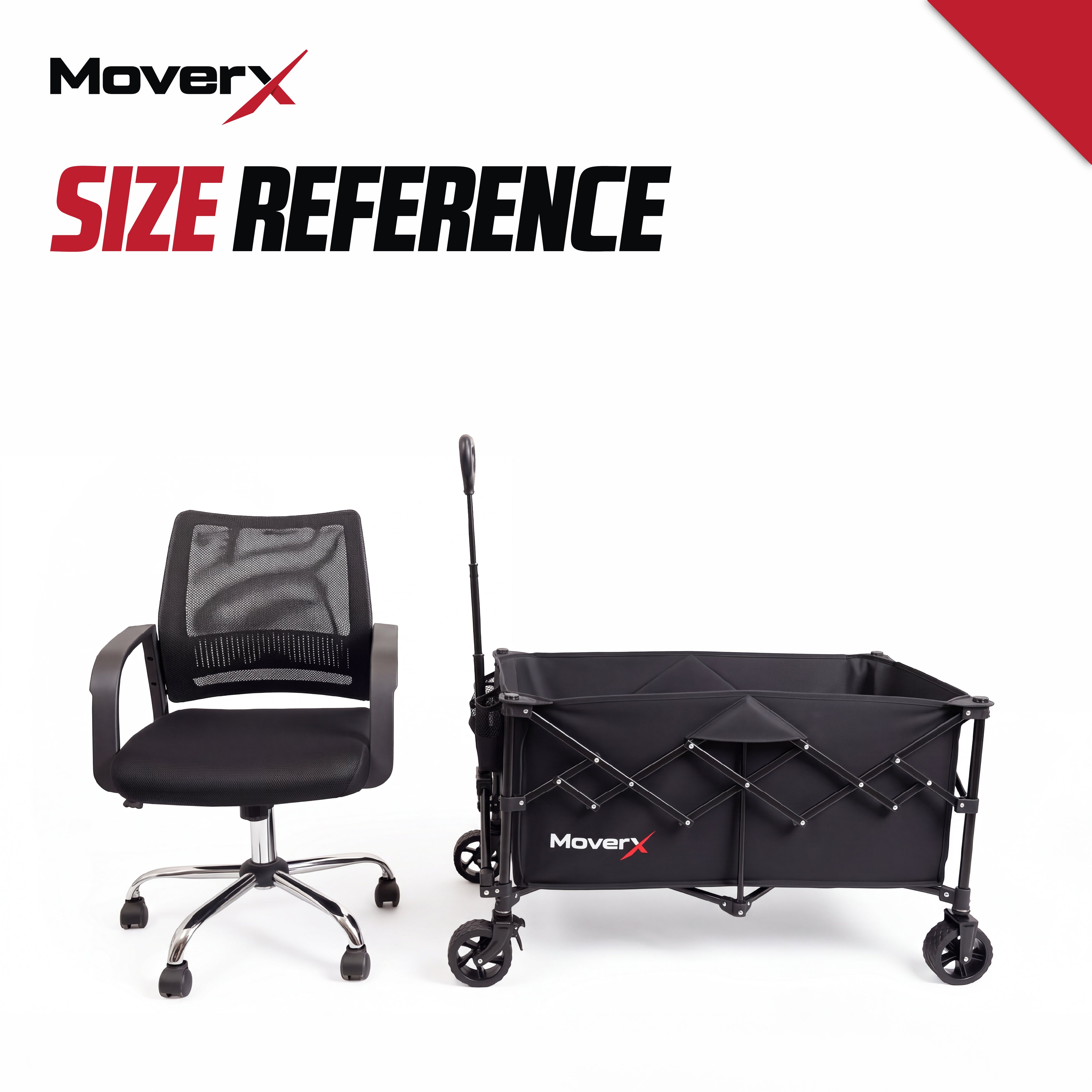 MoverX 220L/100kg Folding Camping Trolley