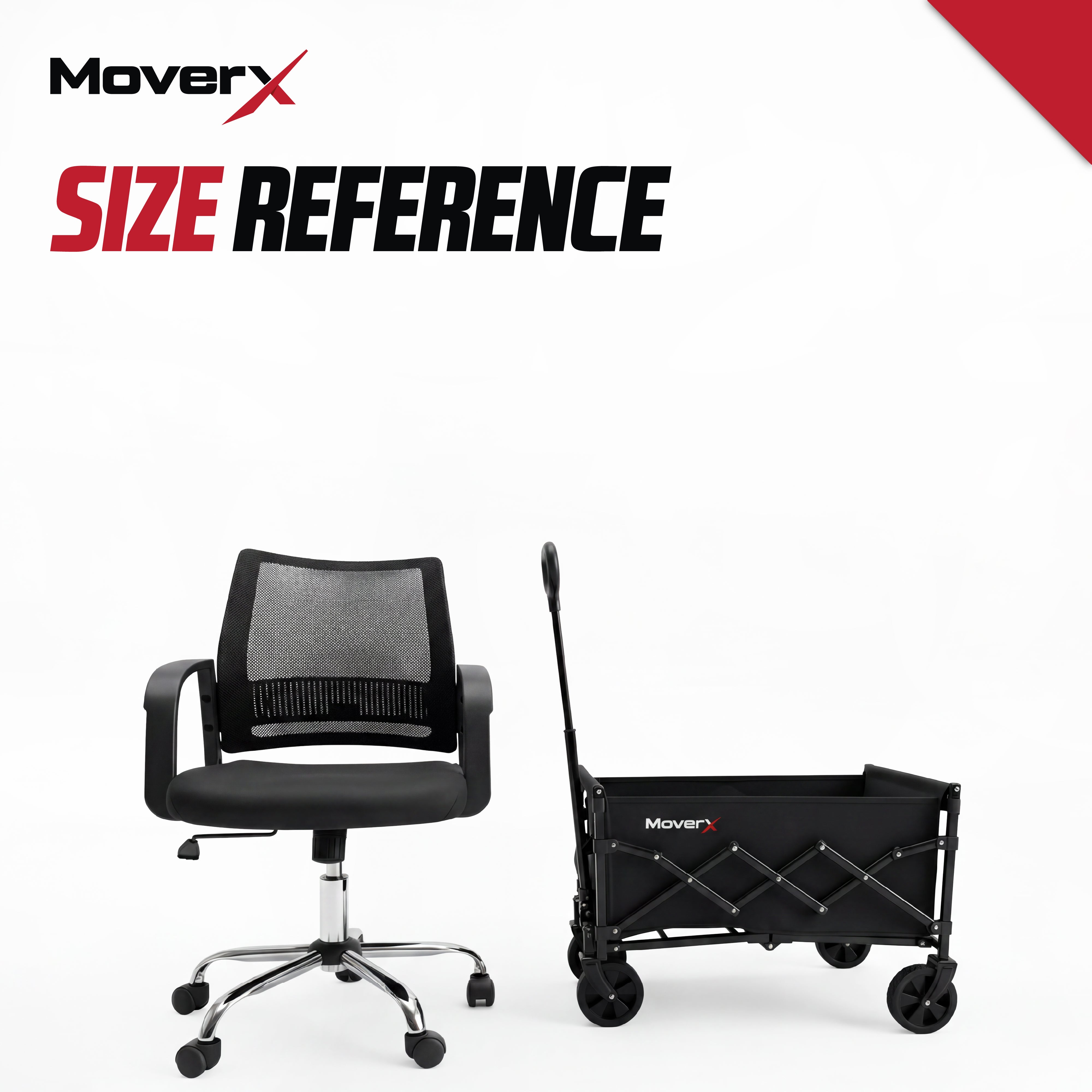MoverX 70L/100kg Folding Camping Trolley