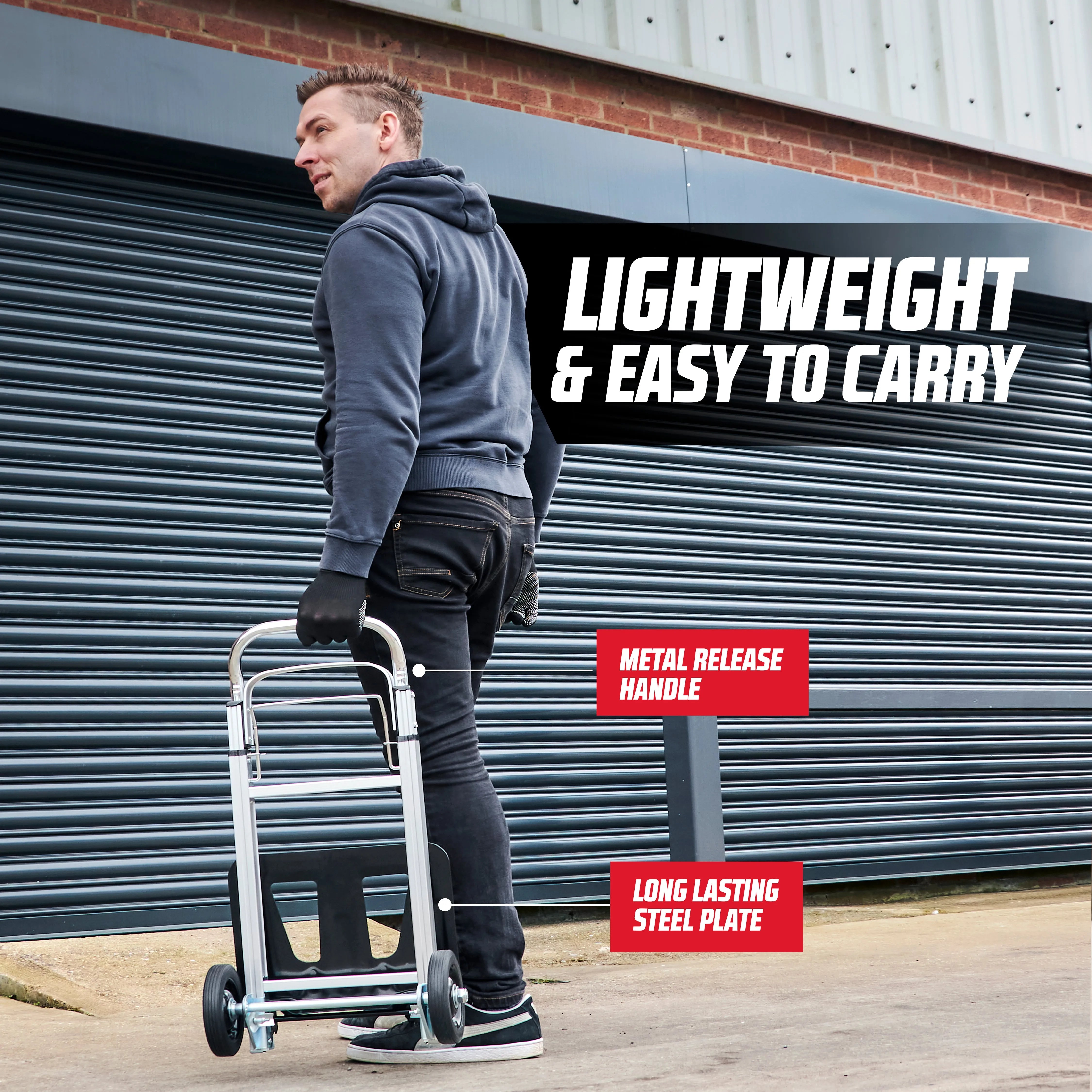 MoverX 90kg Sack Truck Folding Aluminium