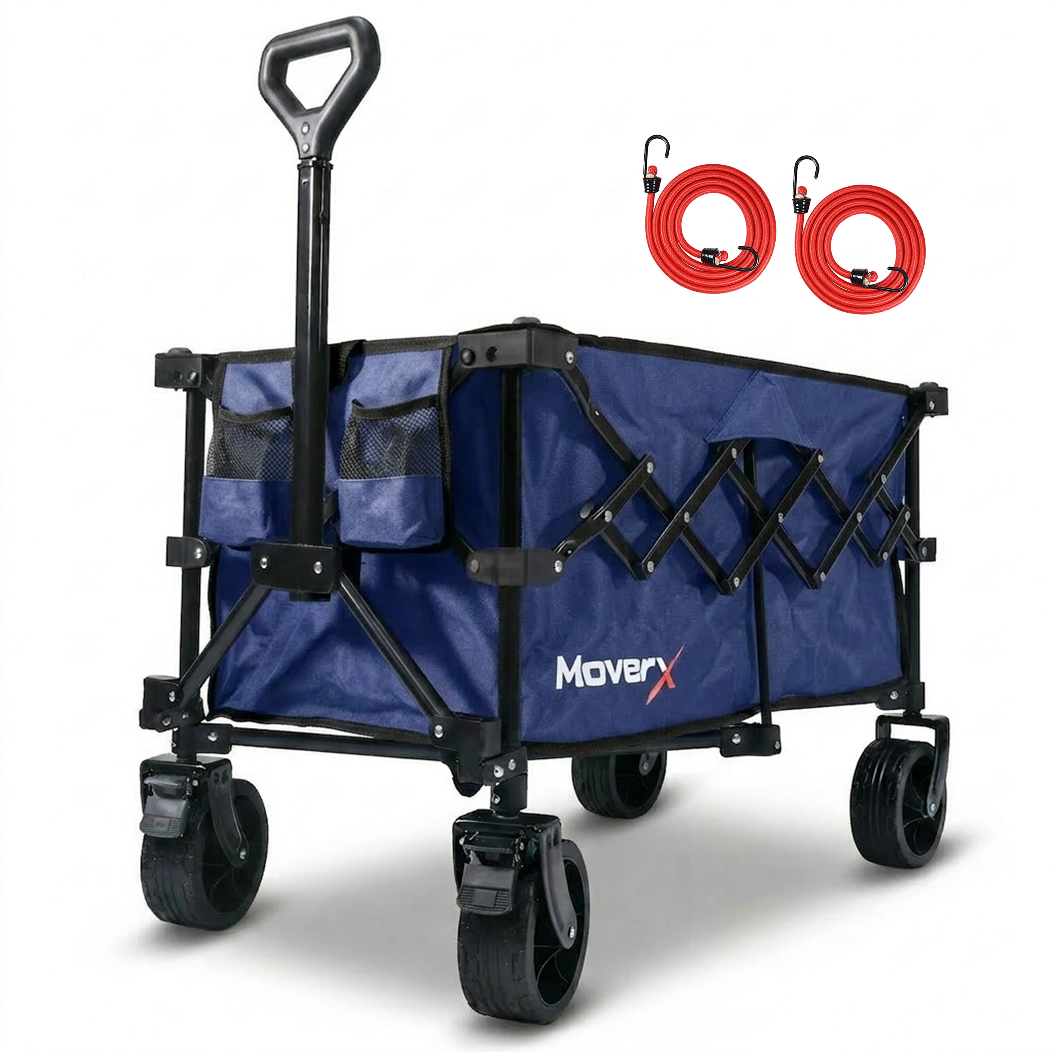 MoverX 120L Folding Camping Trolley Festival Wagon