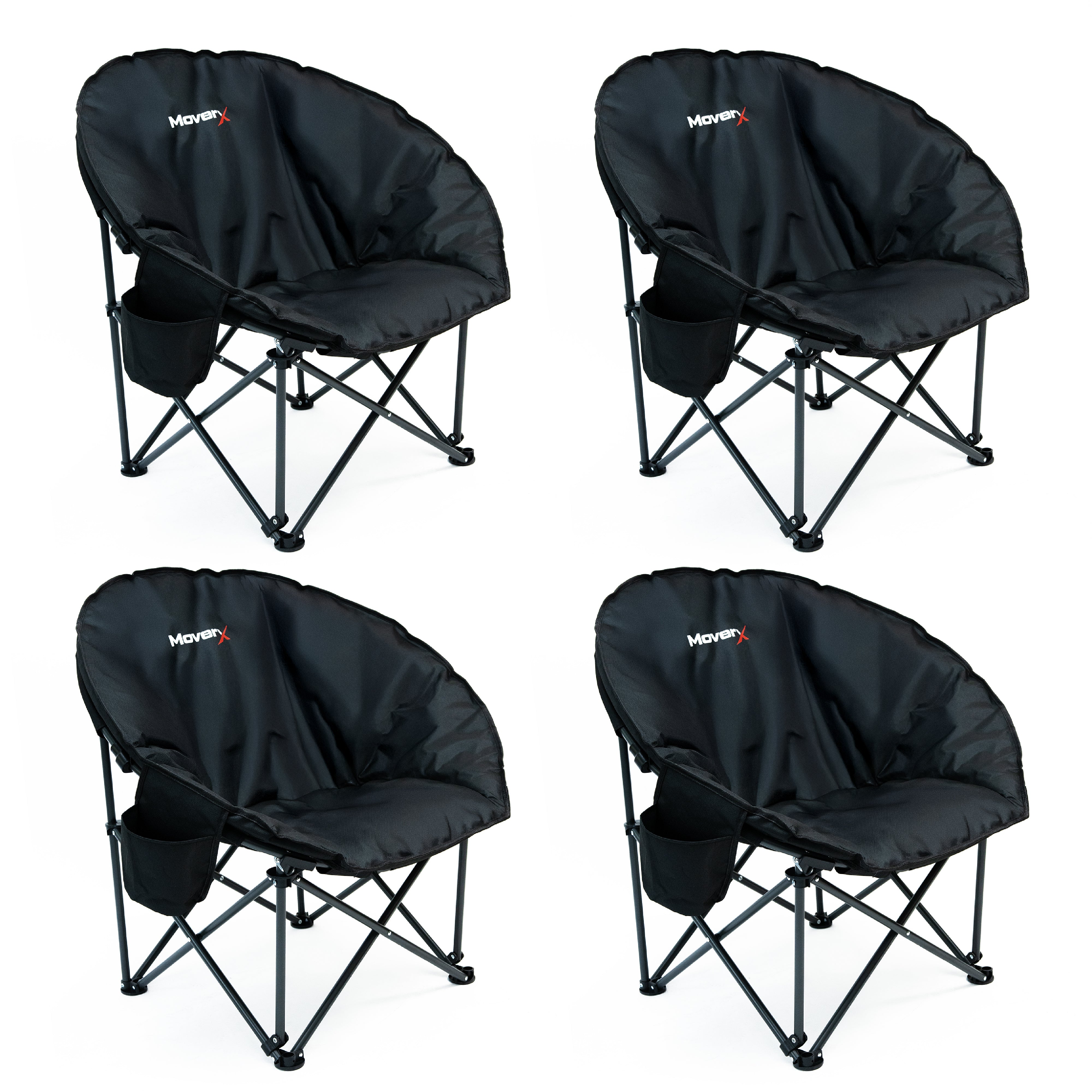 Lightweight Moon Camping Chair - Capacity 150kg