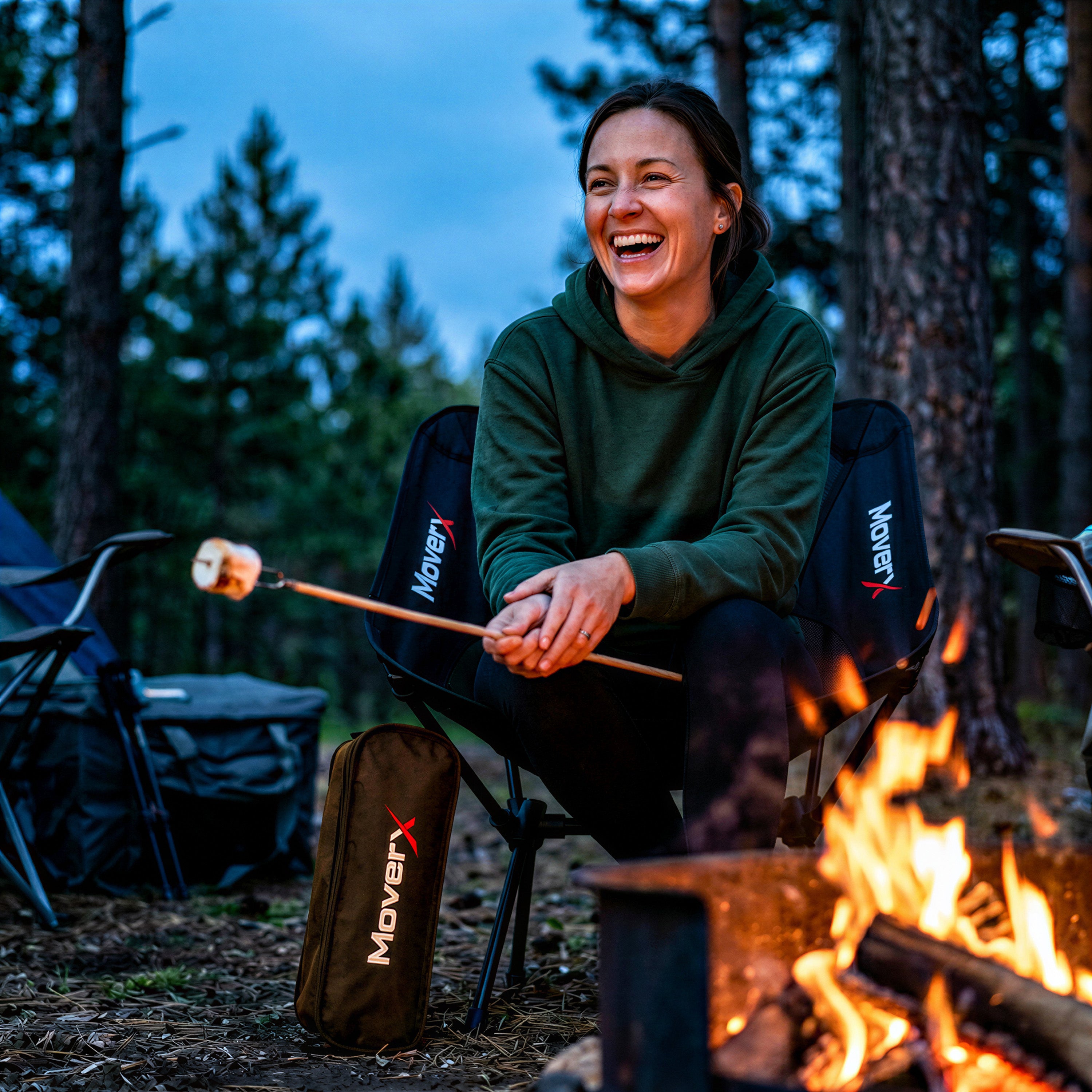 MoverX Ultra Lightweight Low Camping Chair