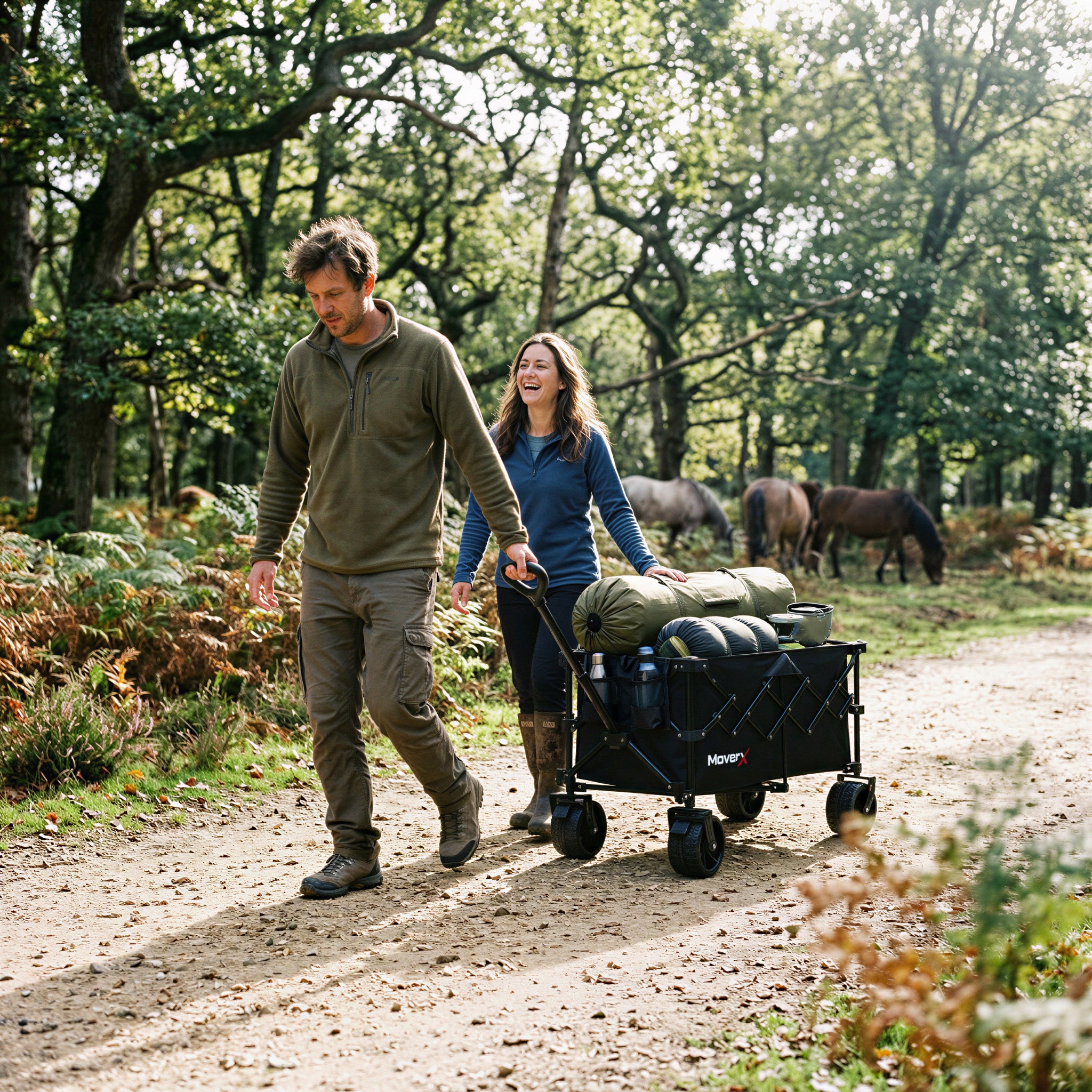 200L Trolley & 2 Moon Camping Chairs Bundle