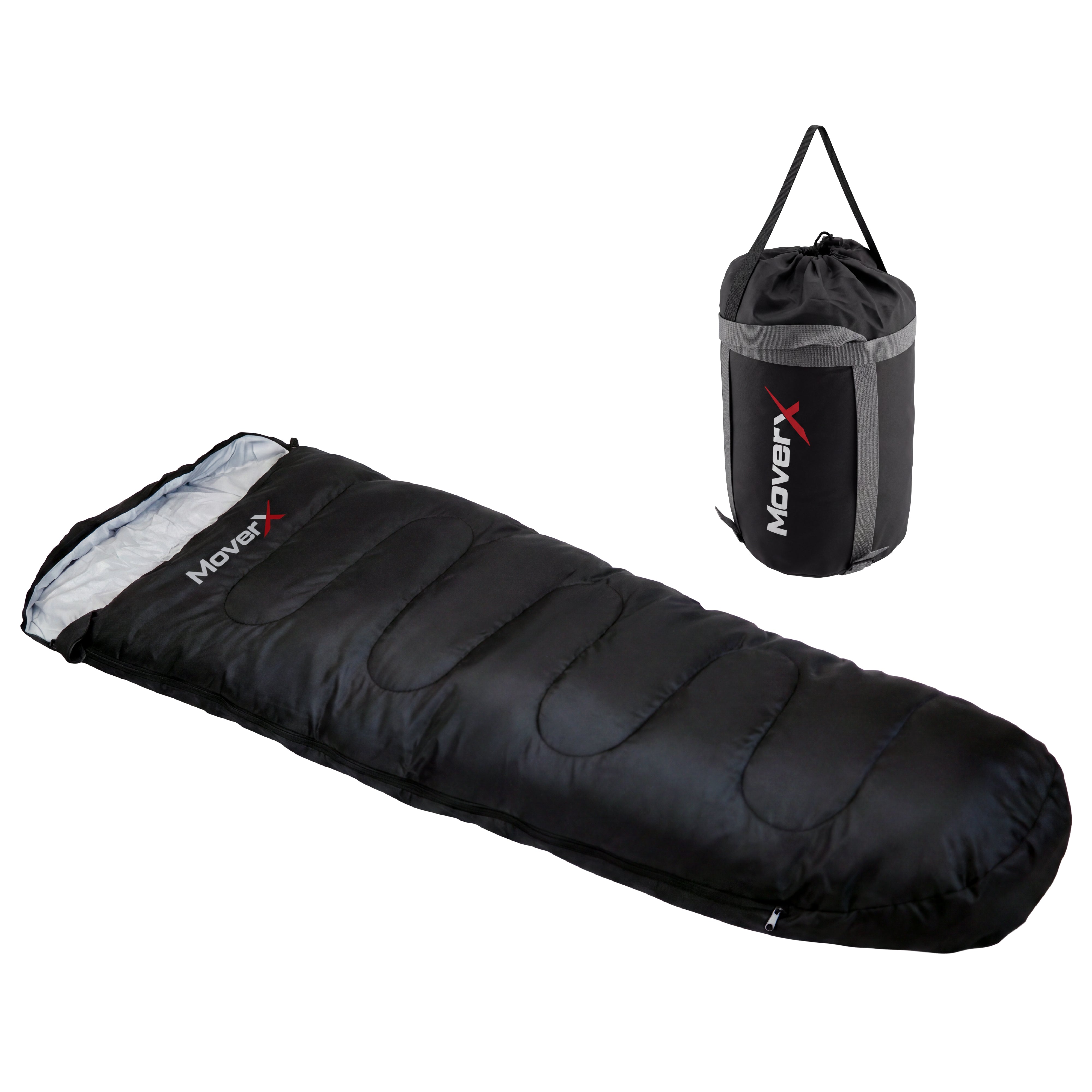 MoverX Lightweight Camping Sleeping Bag - 350 GSM Cotton Filling