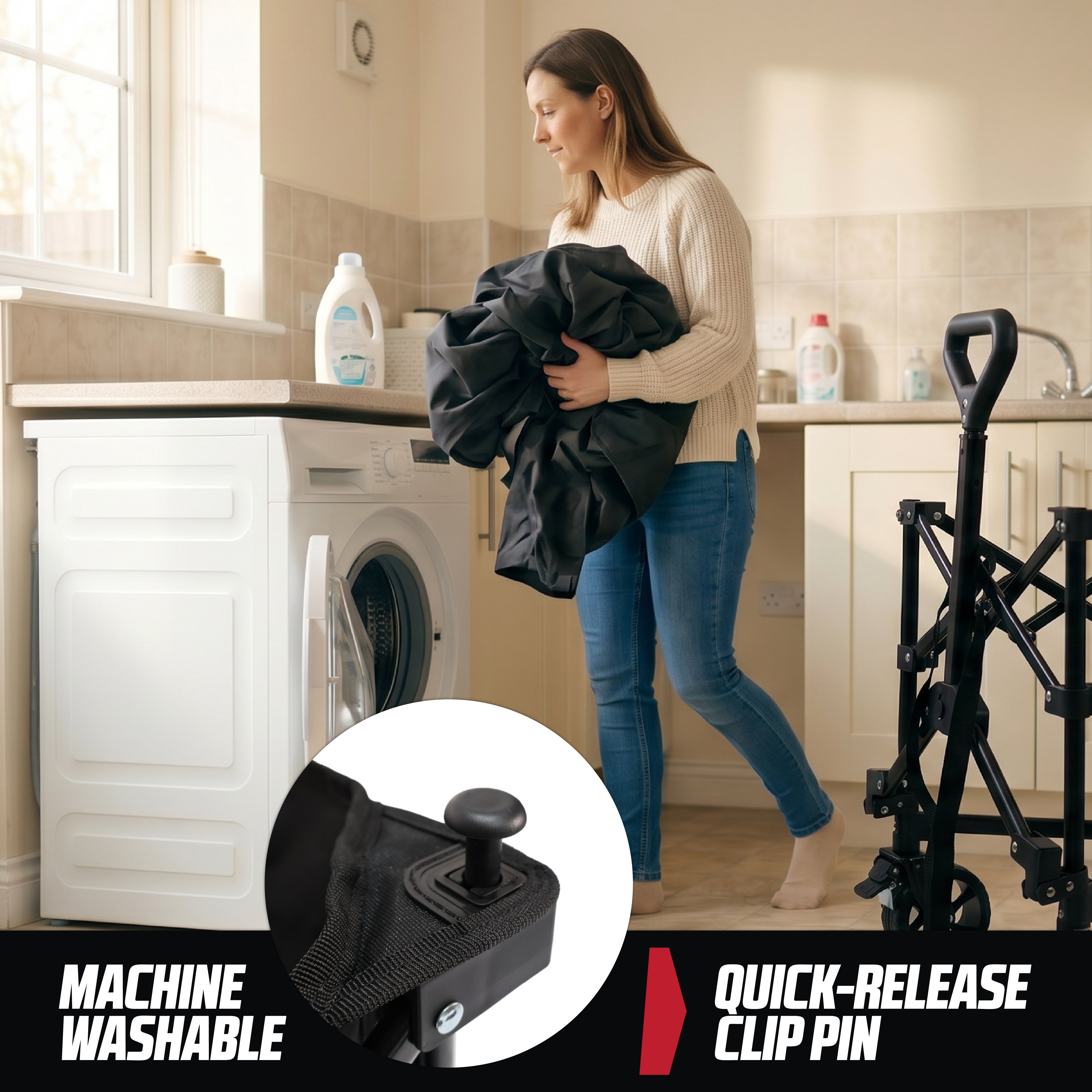 MoverX 350L/200kg Double Decker Trolley