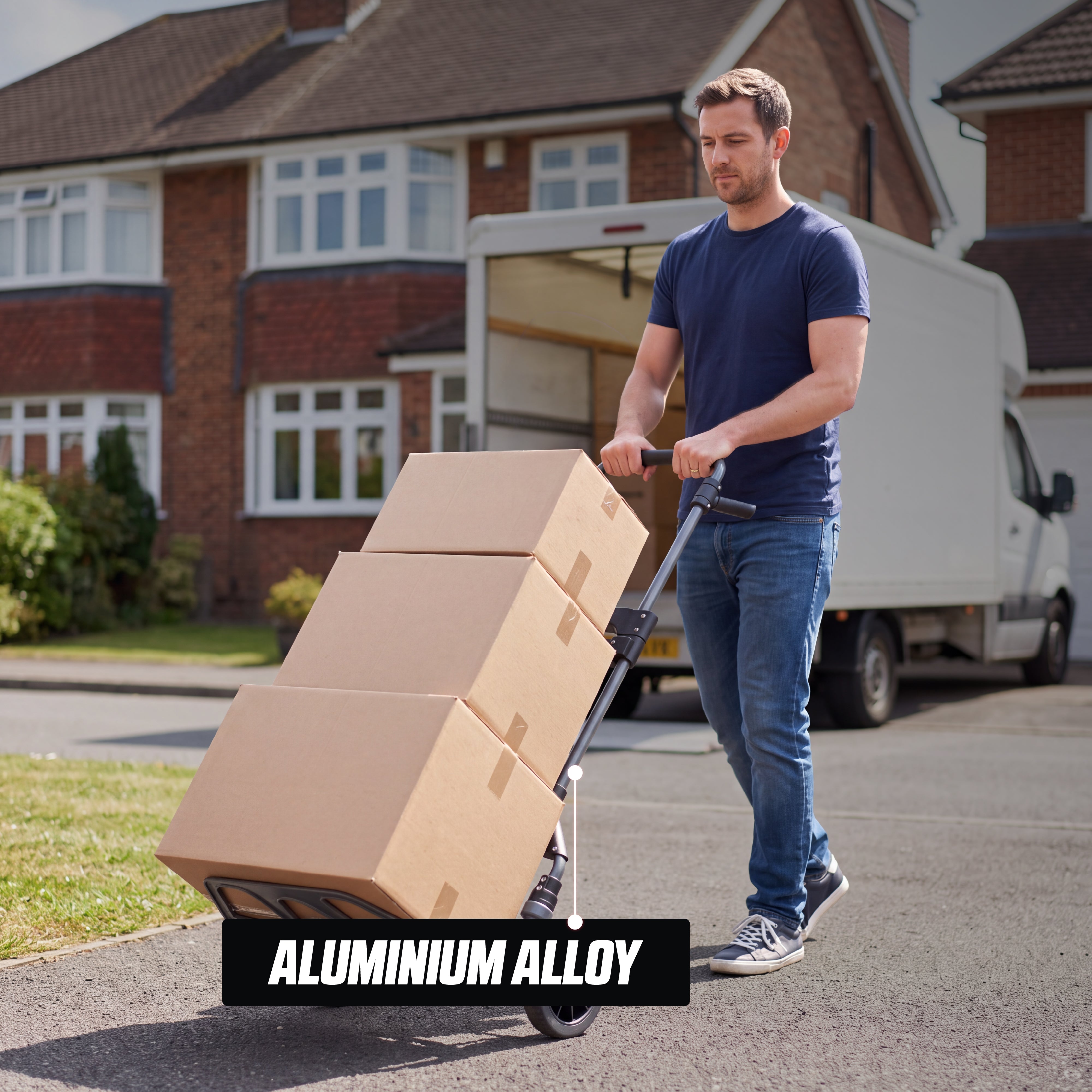 MoverX Sack Truck Folding Aluminium, Capacity 150kg