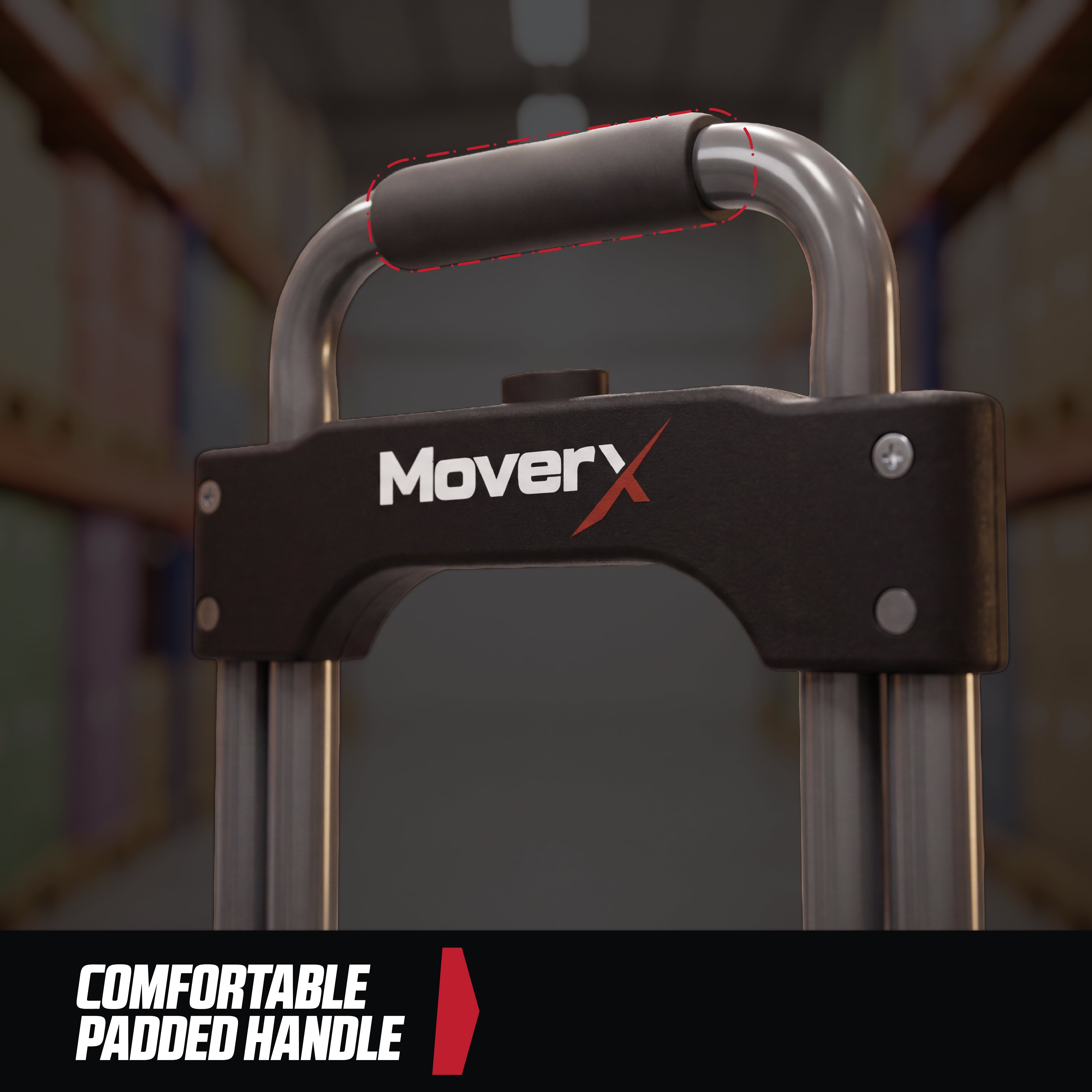MoverX Sack Truck Folding Aluminium, Capacity 85kg