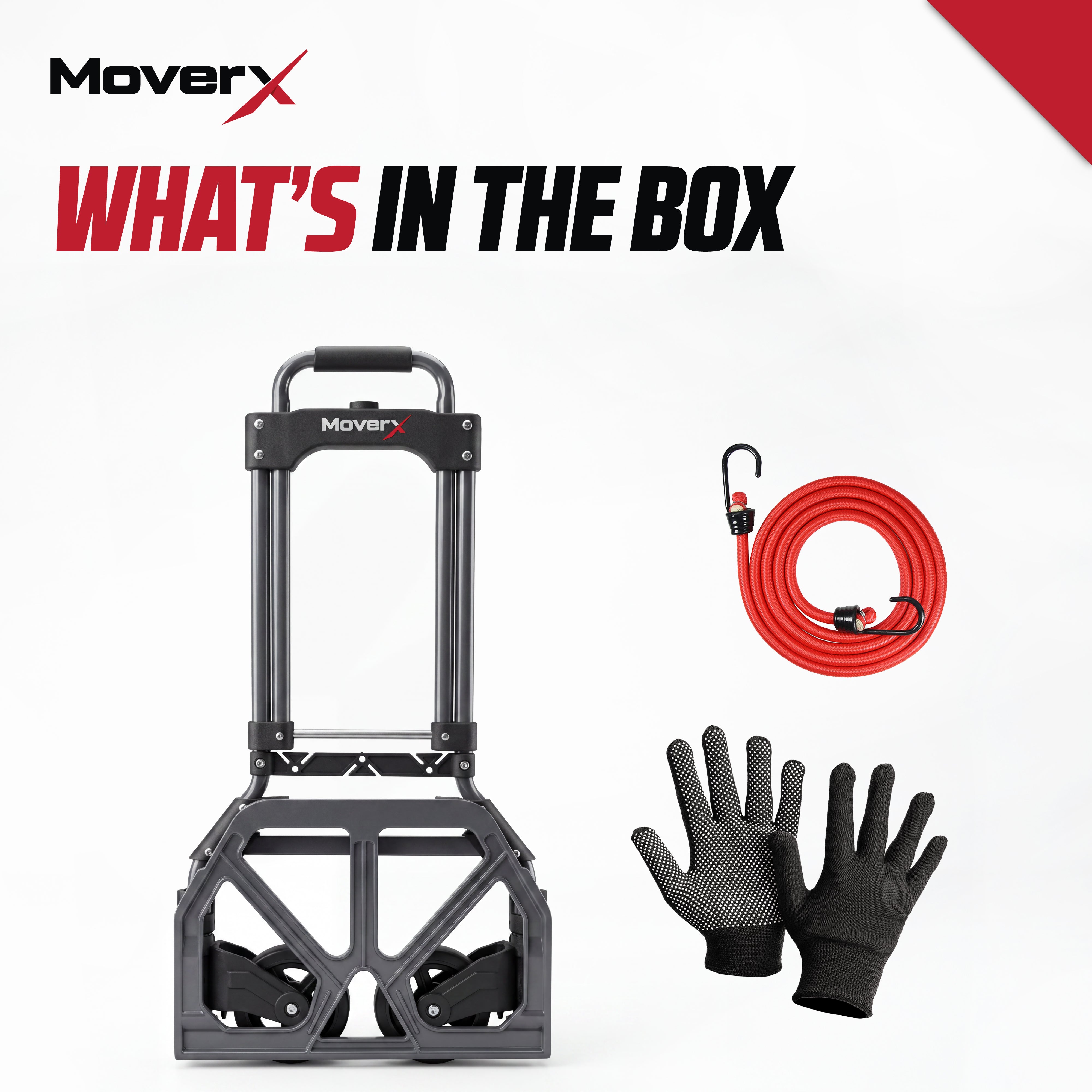 MoverX Sack Truck Folding Aluminium, Capacity 85kg