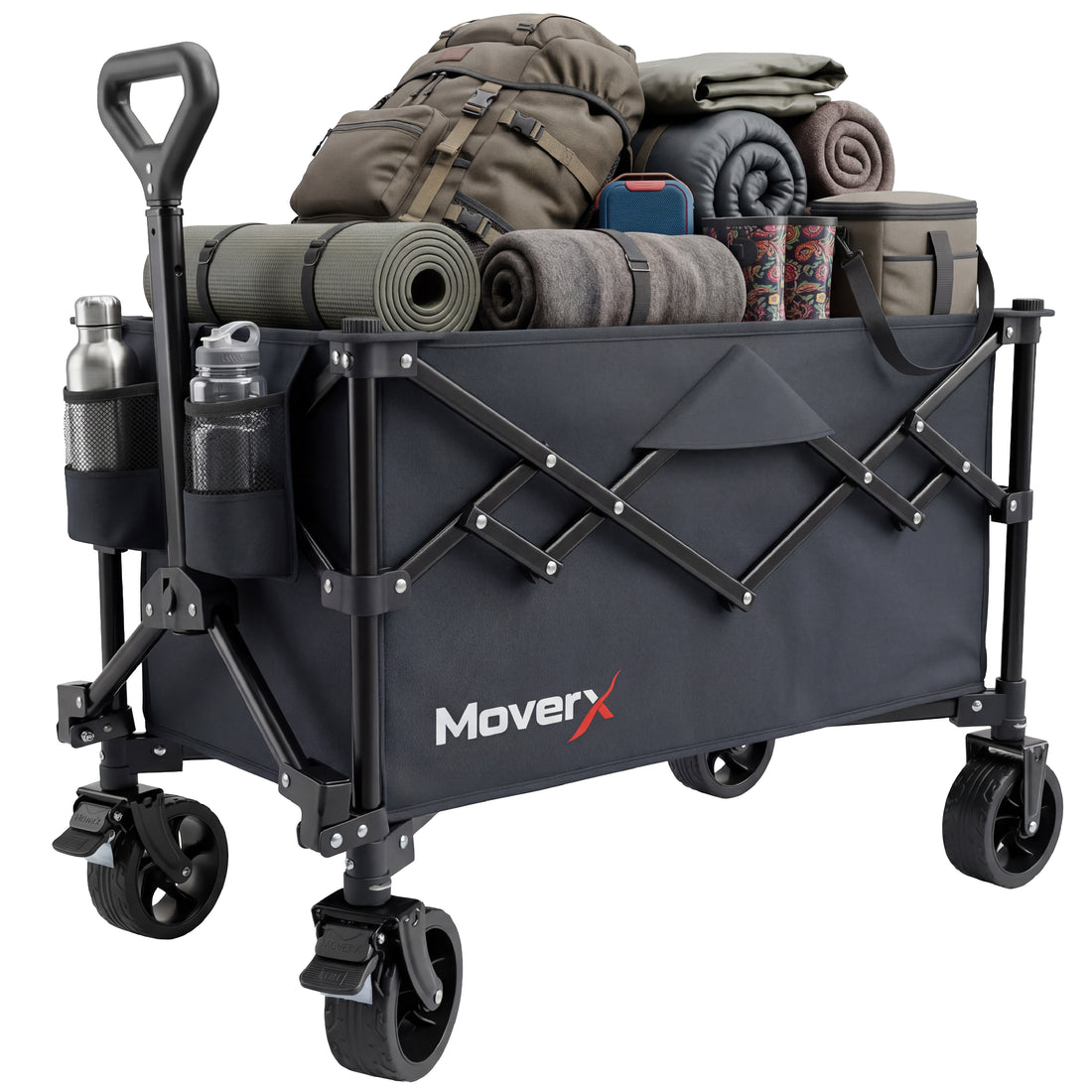 MoverX Folding Trolleys and Wagons - Camping, Festivals & more