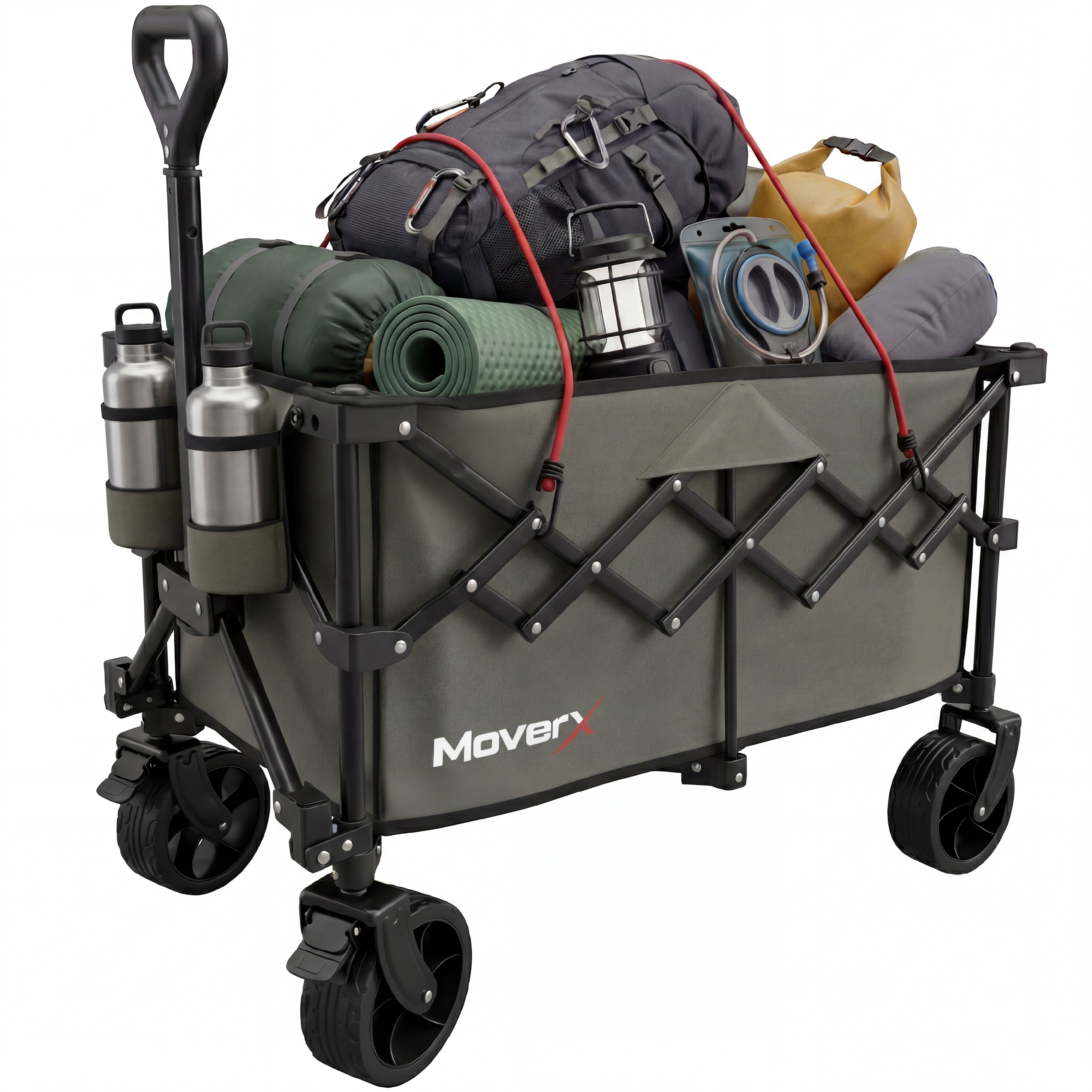 MoverX 120L/150kg Folding Camping Trolley