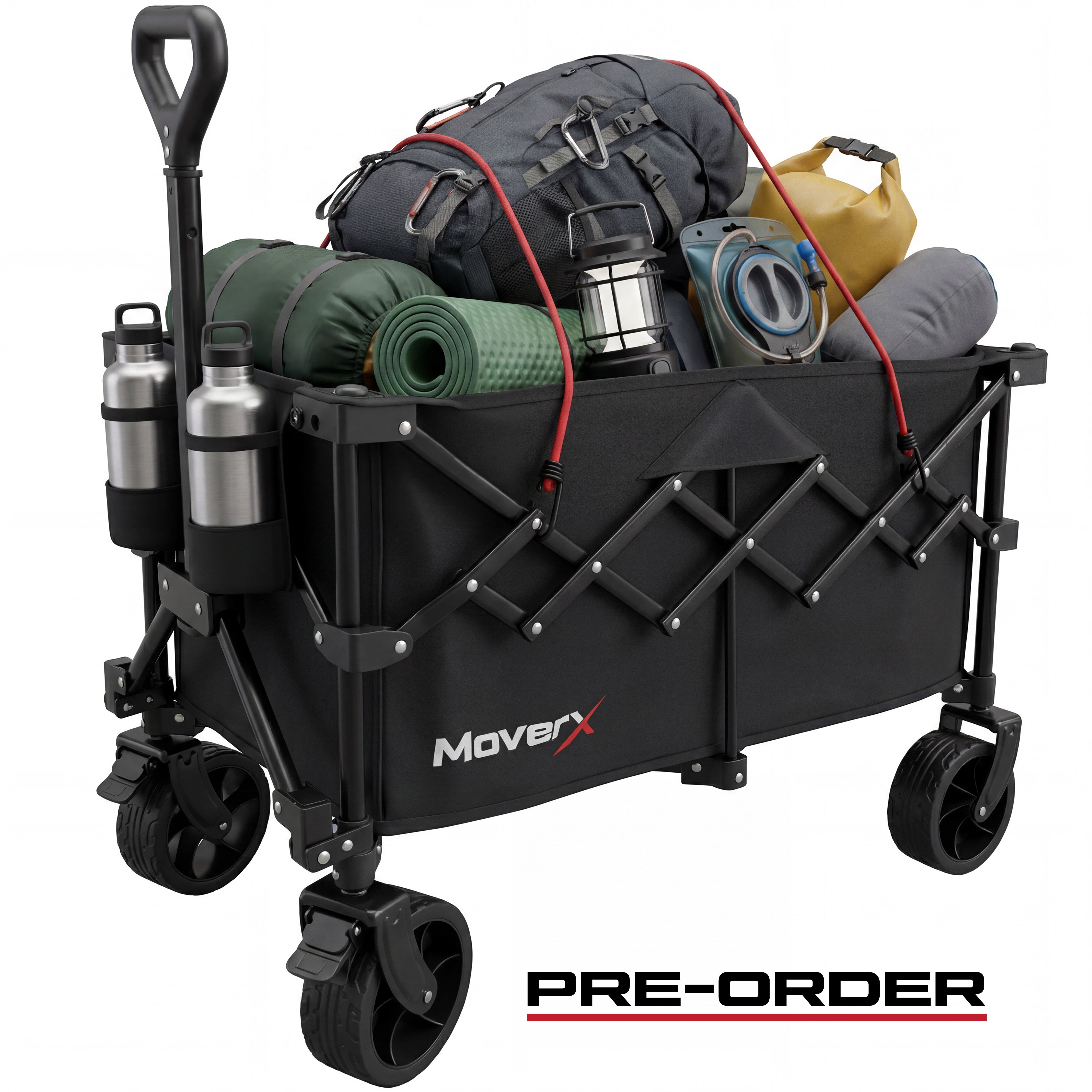 MoverX 120L/150kg Folding Camping Trolley