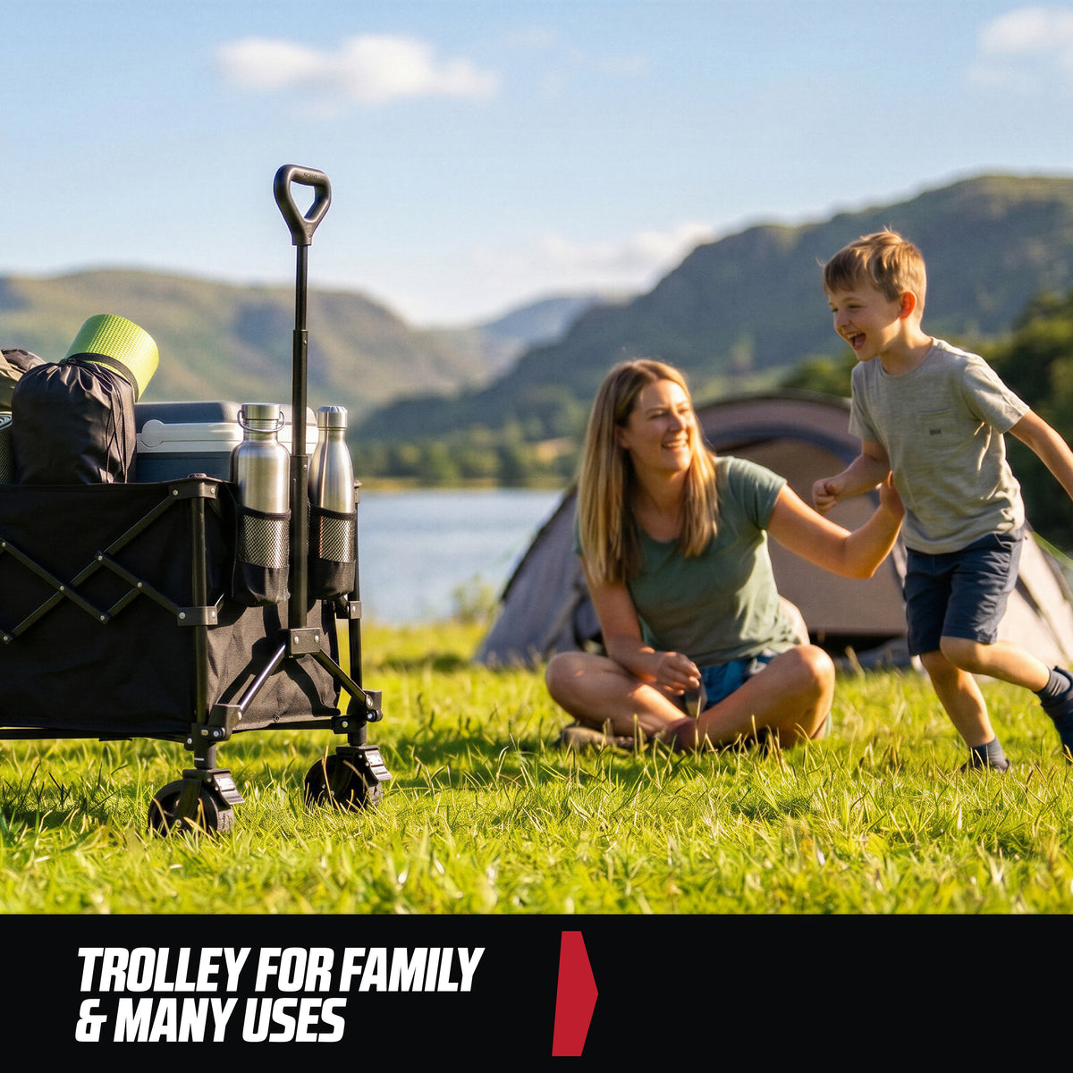 MoverX 220L/100kg Folding Camping Trolley