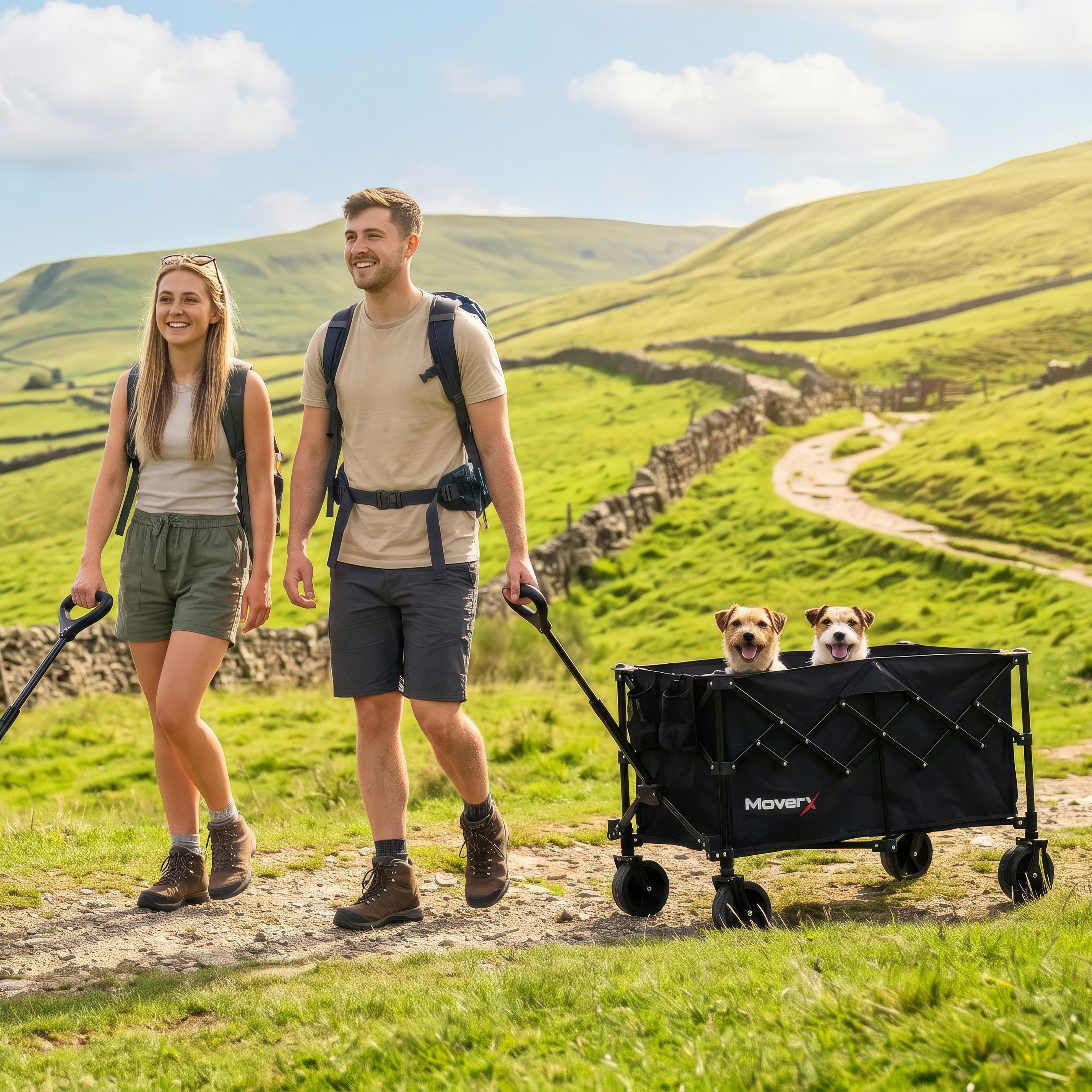 MoverX 220L Folding Camping Trolley