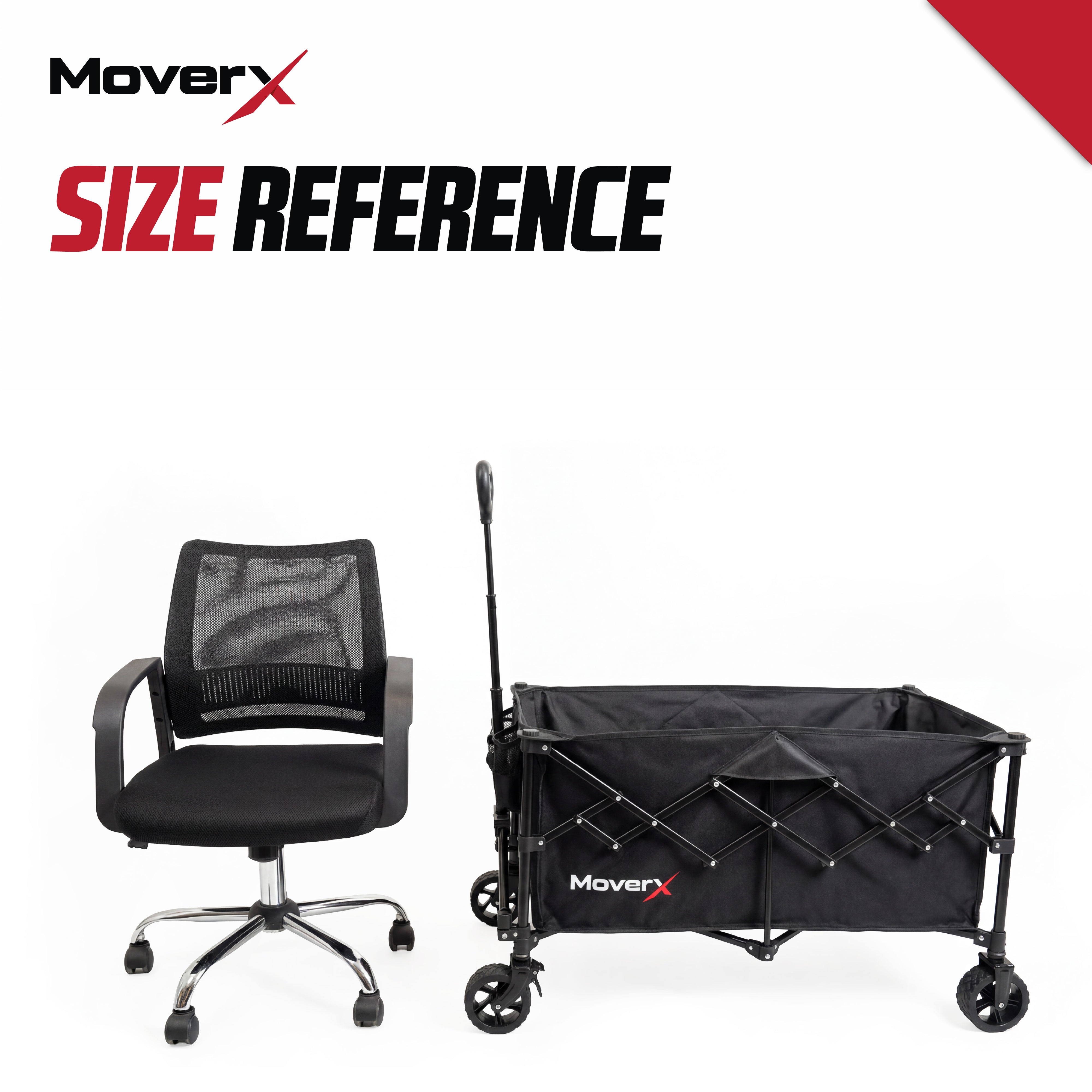 MoverX 220L/100kg Folding Camping Trolley