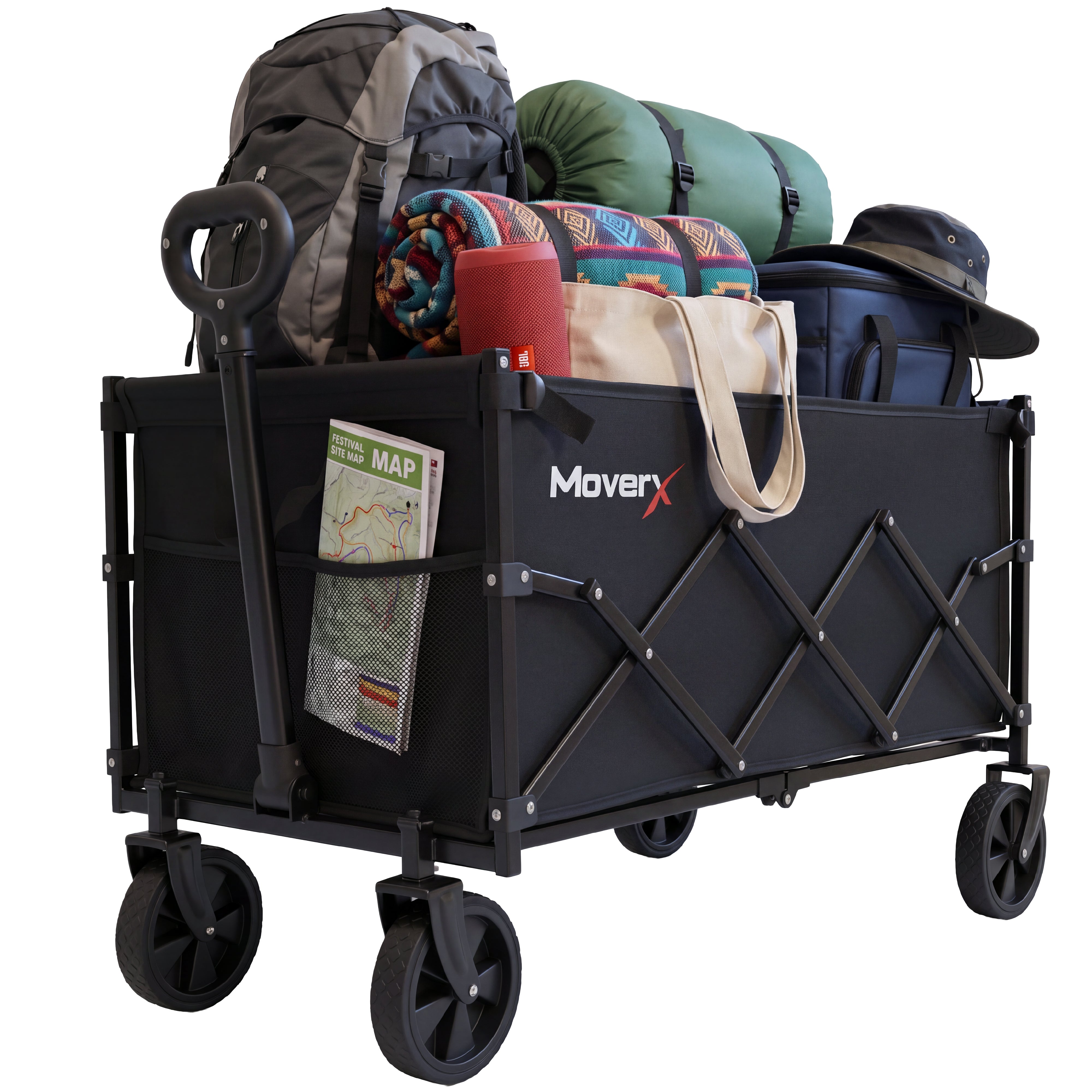 MoverX 150L/150kg Folding Camping Trolley