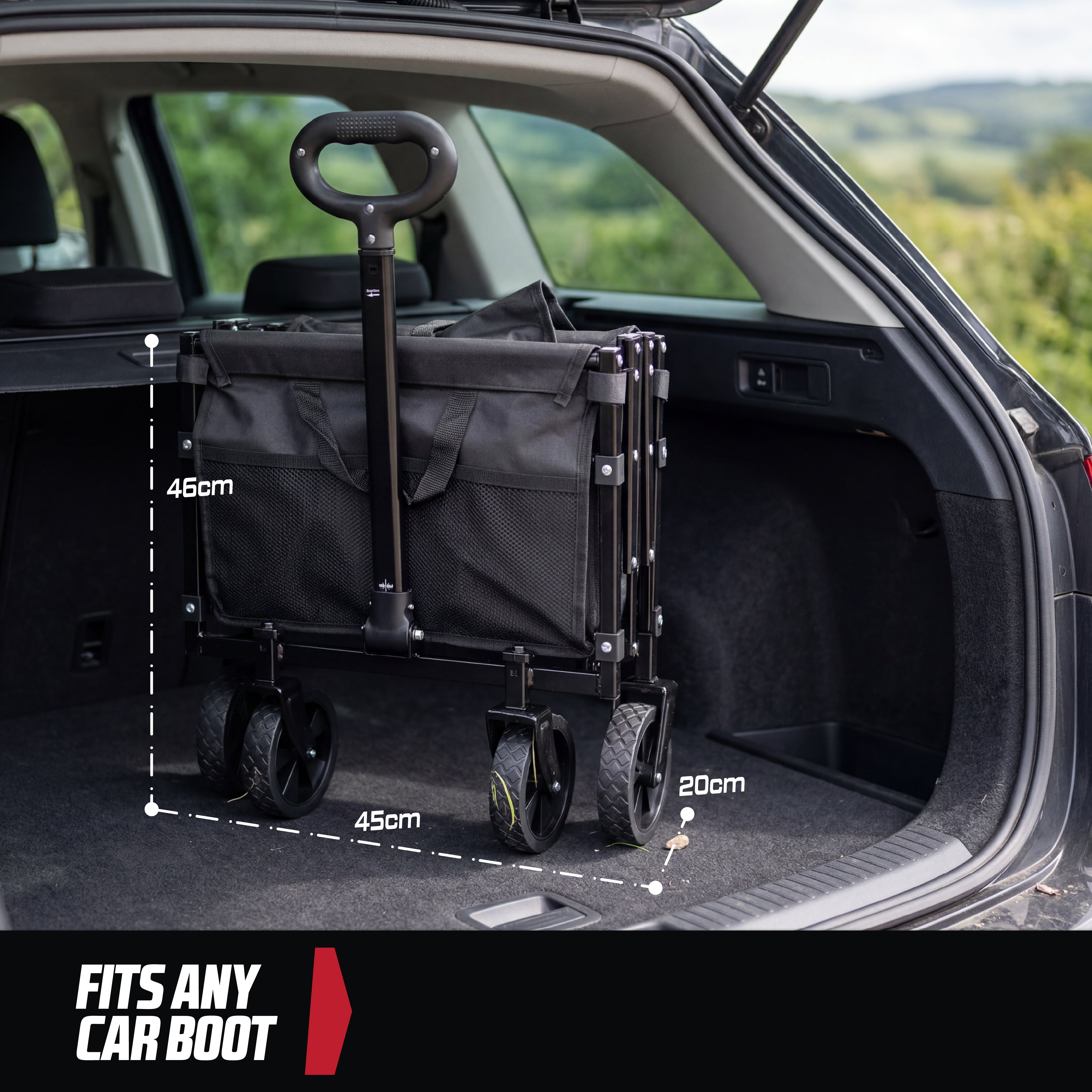 MoverX 70L/100kg Folding Camping Trolley