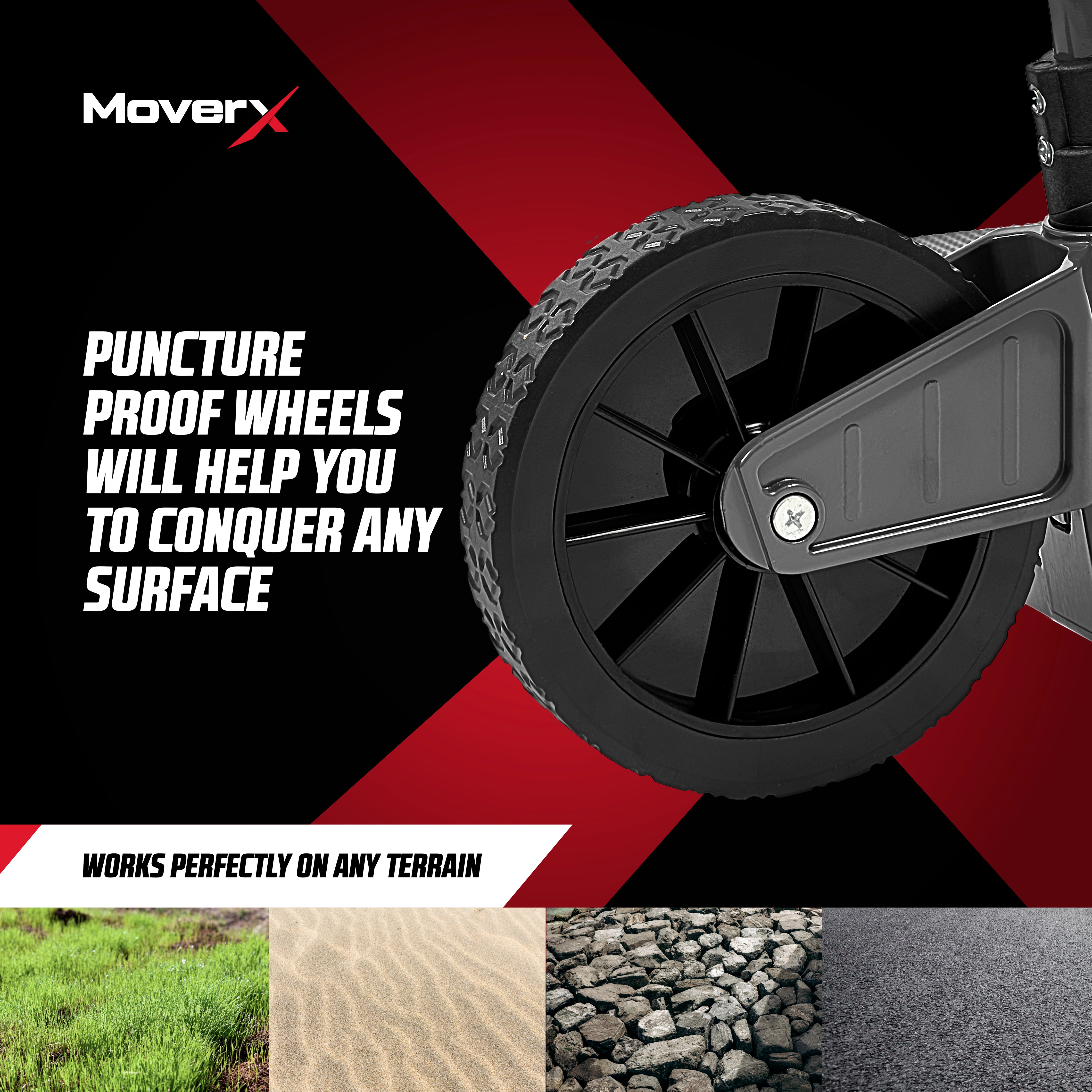 MoverX 150kg Sack Truck Heavy-Duty Folding Aluminium