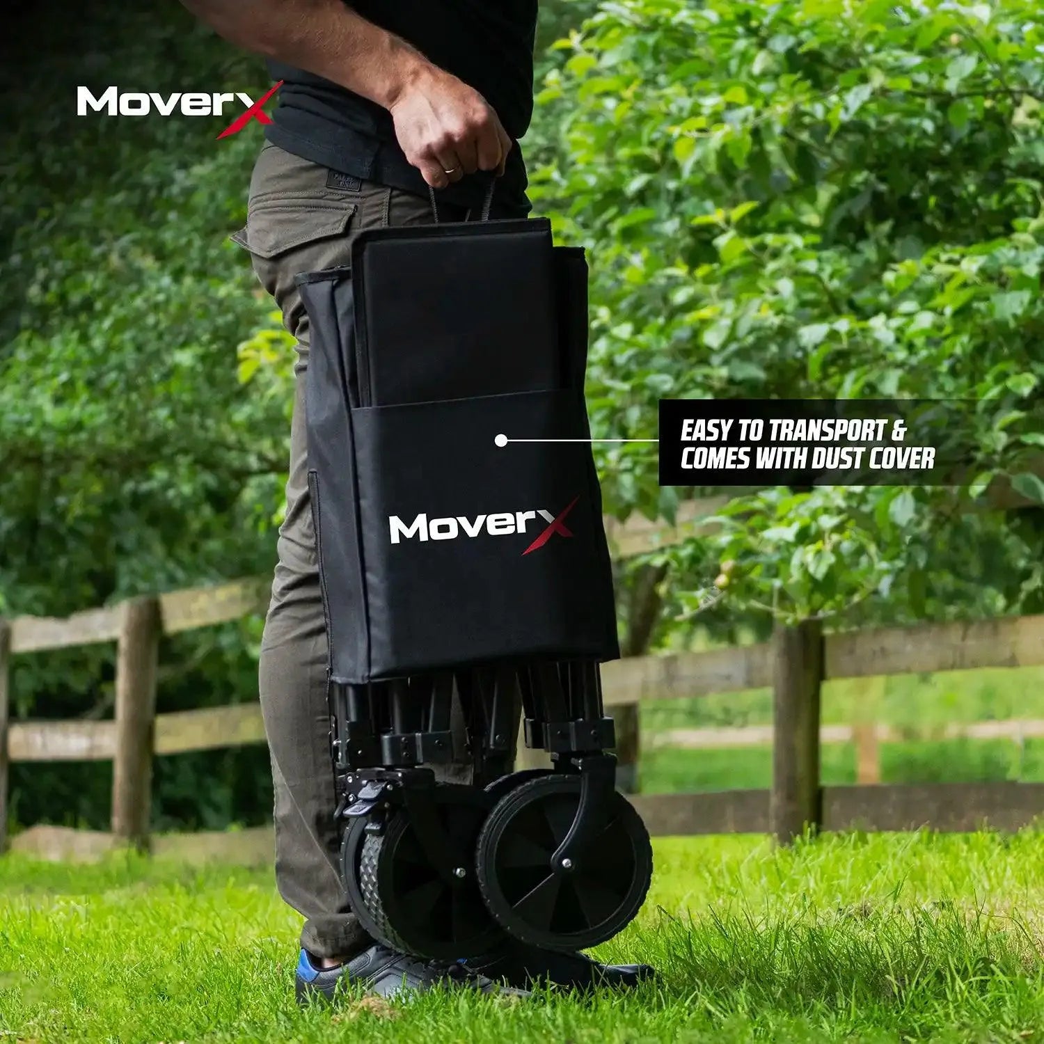 MoverX 120L Folding Camping Trolley Festival Wagon - MoverX