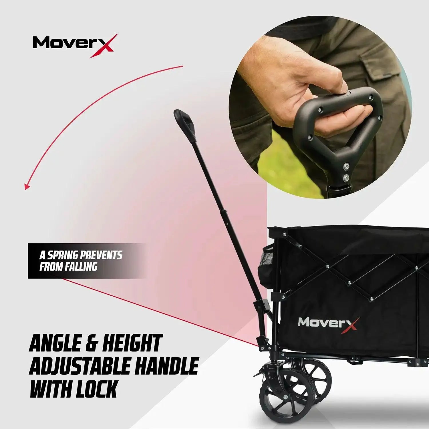 MoverX 300L Folding Camping Trolley Festival Wagon - MoverX