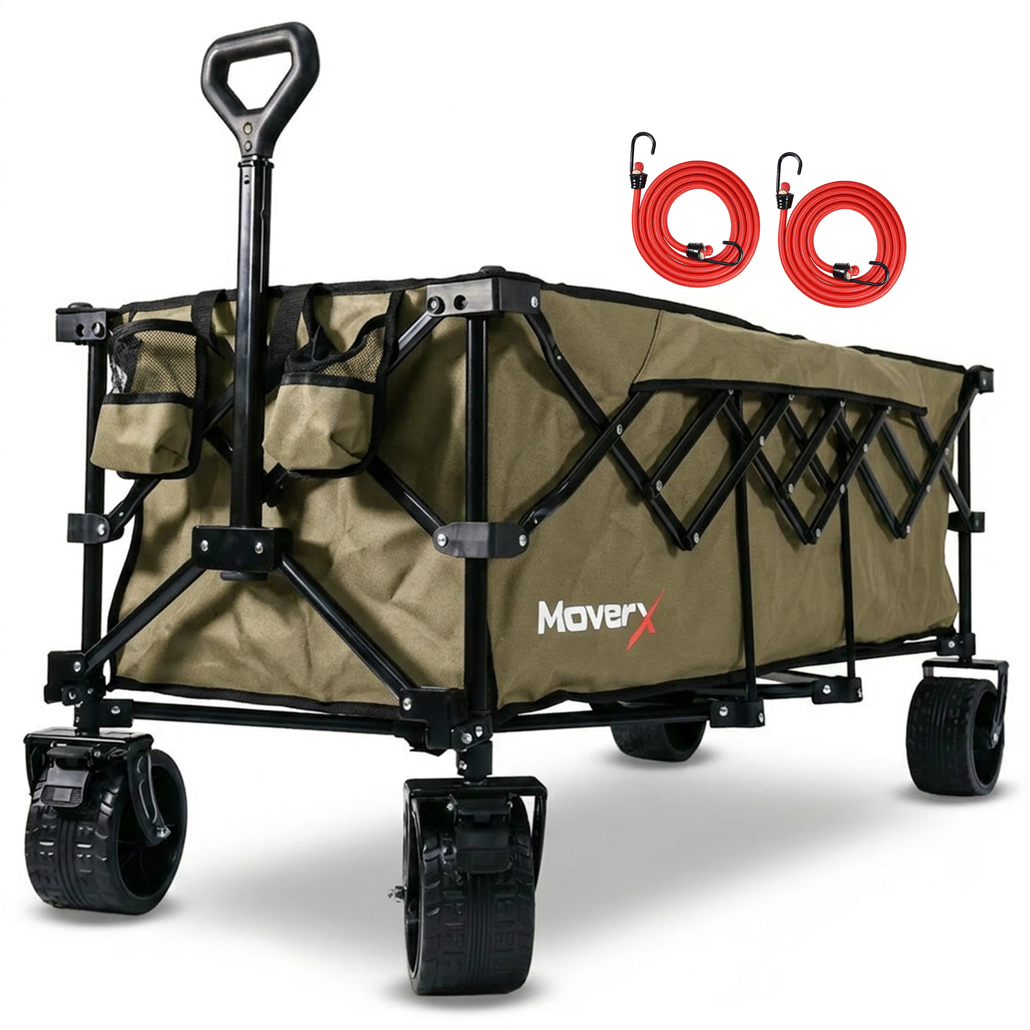 MoverX 300L Folding Camping Trolley Festival Wagon